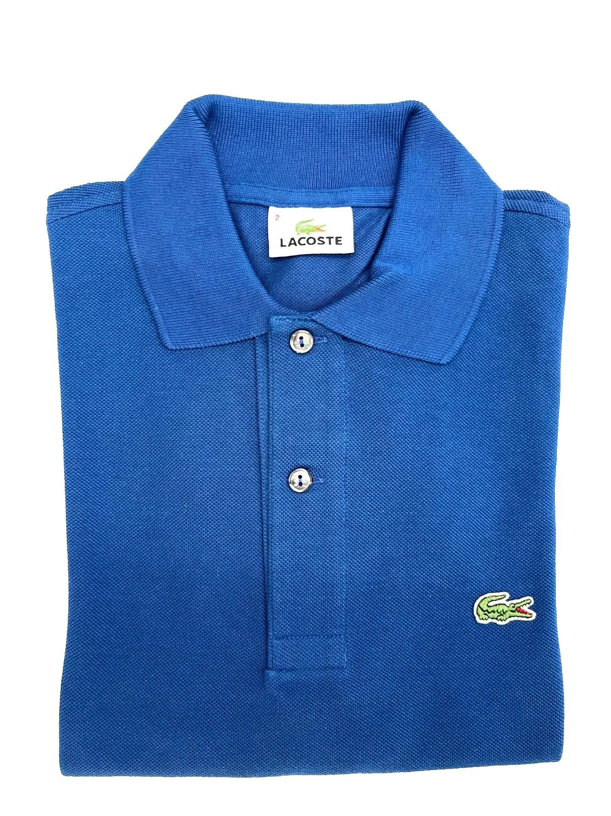 POLO CLASSICA BLU IN PETIT PIQUE' DI COTONE