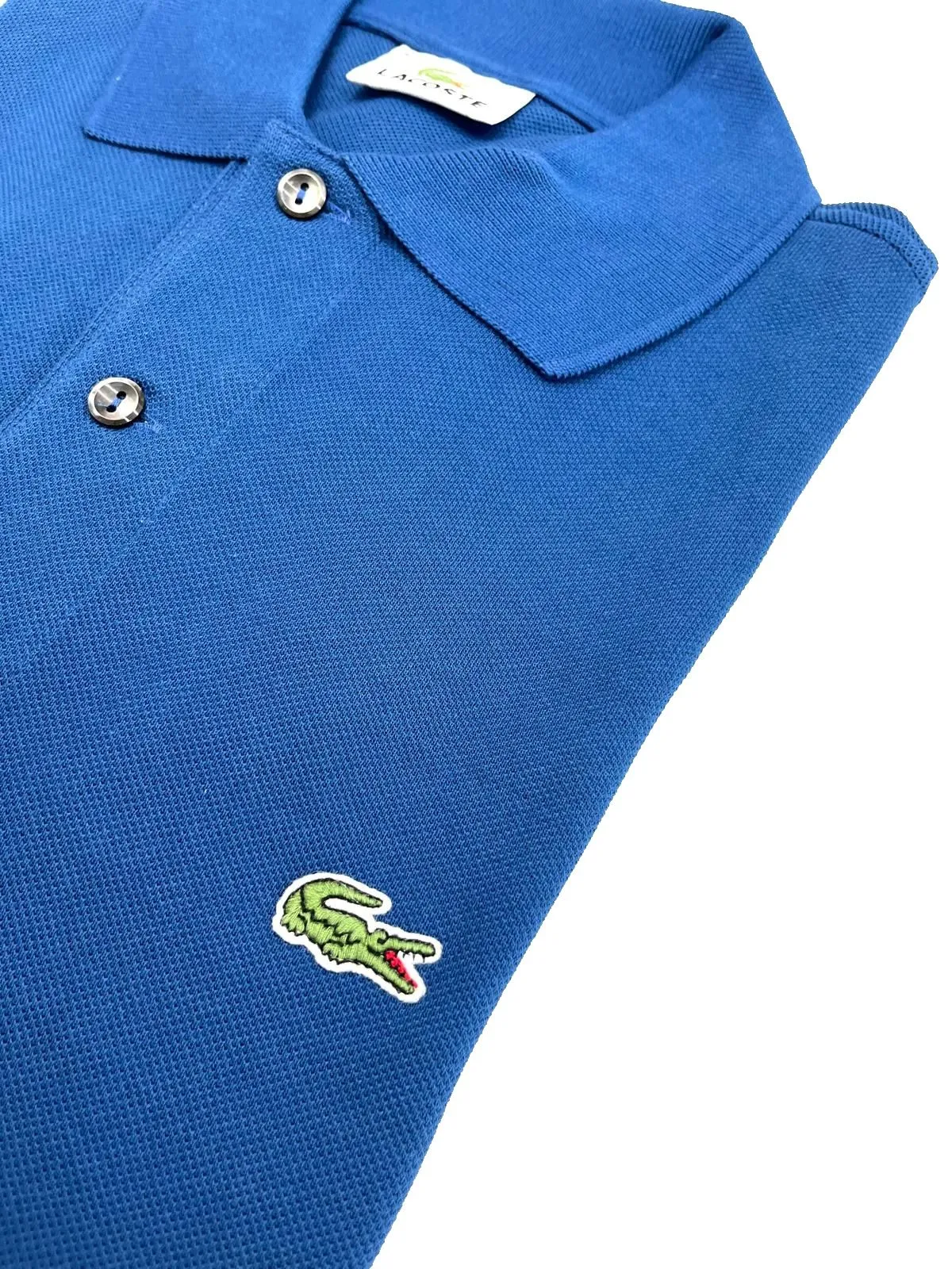 POLO CLASSICA BLU IN PETIT PIQUE' DI COTONE
