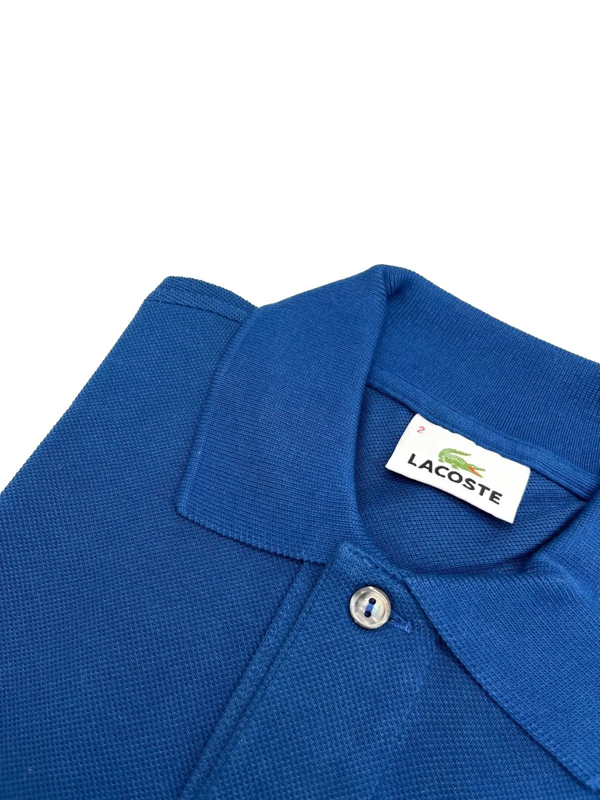 POLO CLASSICA BLU IN PETIT PIQUE' DI COTONE