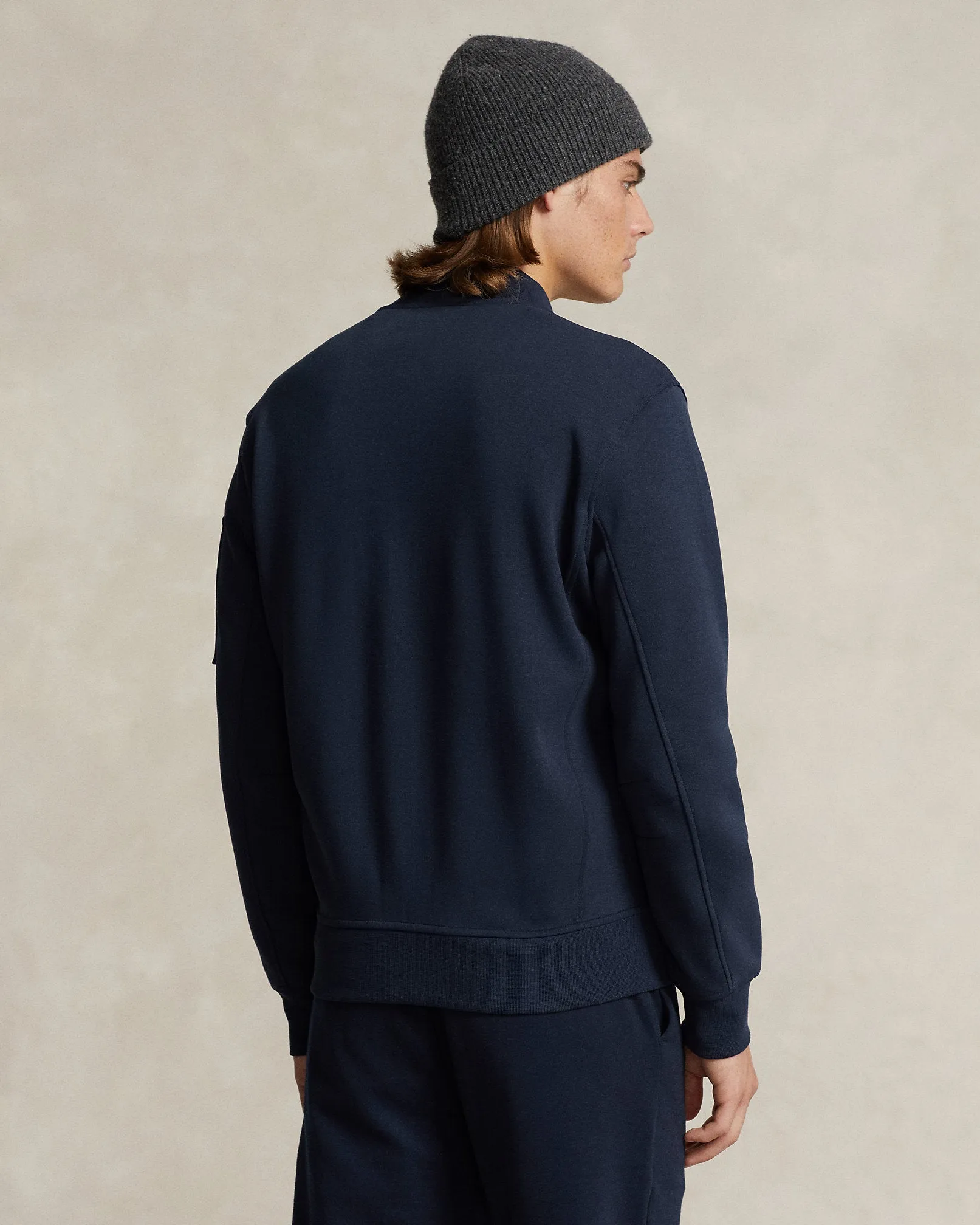 POLO RALPH LAUREN Bomber a maglia doppia