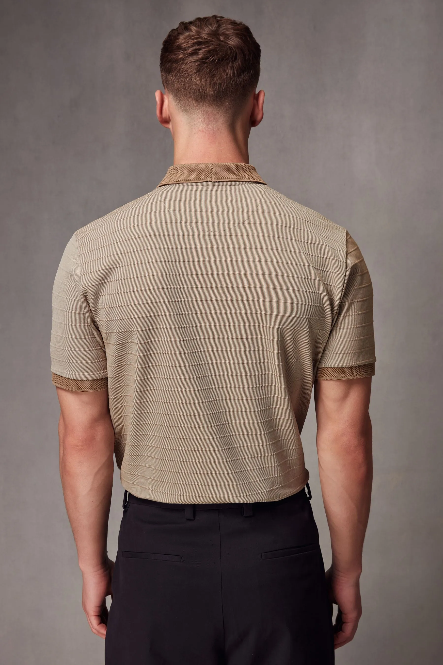 Polo Smart con scollo a zip    