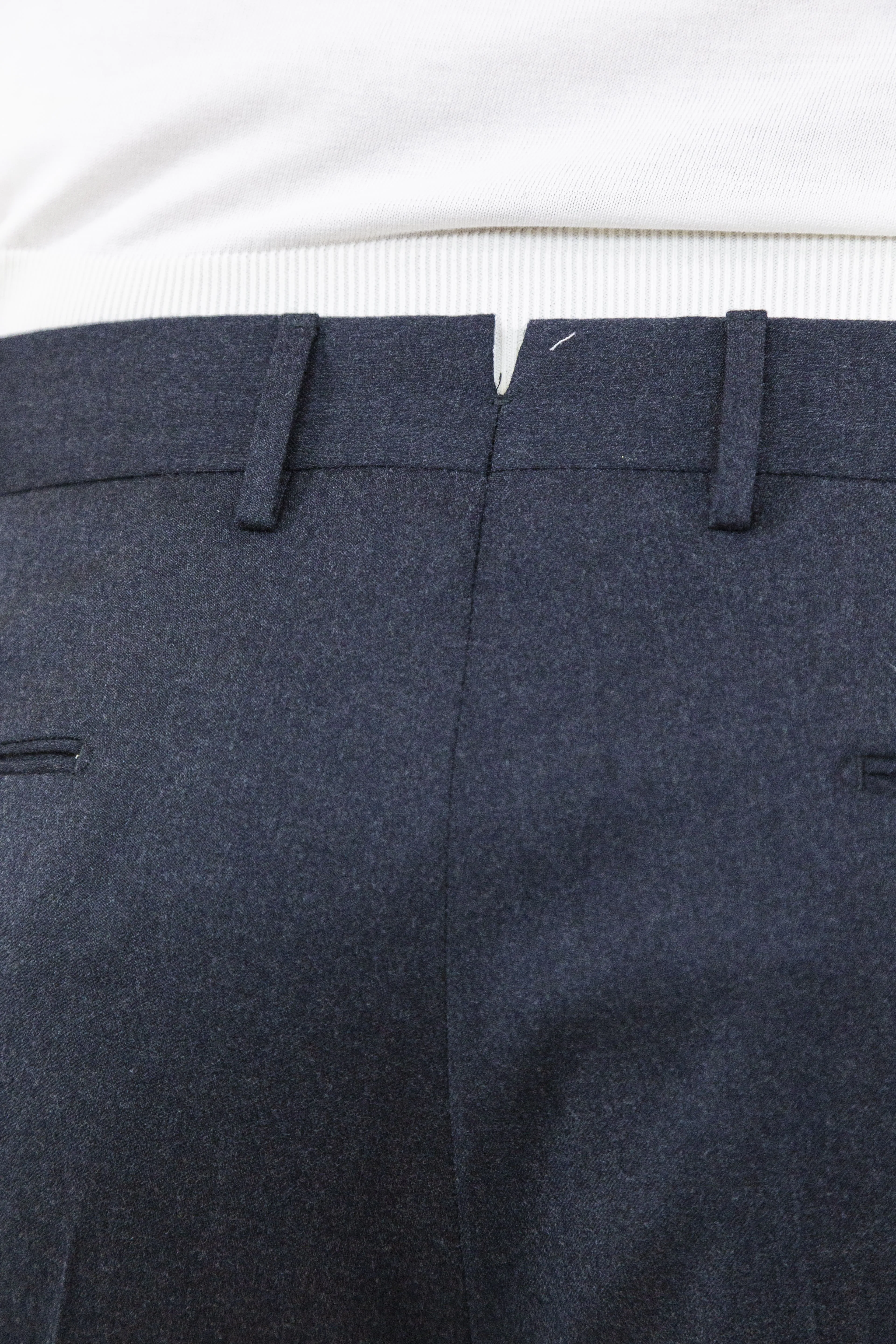 PT Pantaloni Flanella Lana Grigio Scuro