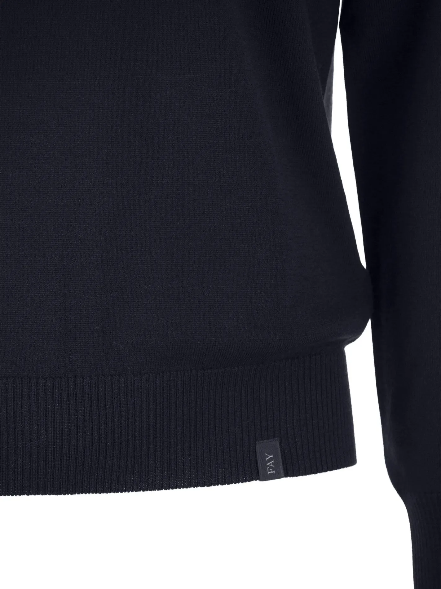 Pull girocollo in lana