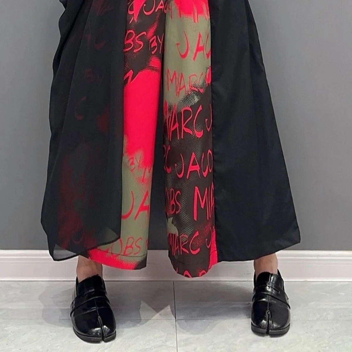 Qing Mo 2023 Primavera Estate Nuova tendenza della moda Gonna con schermo a contrasto Abito da donna dimagrante Zxf1476