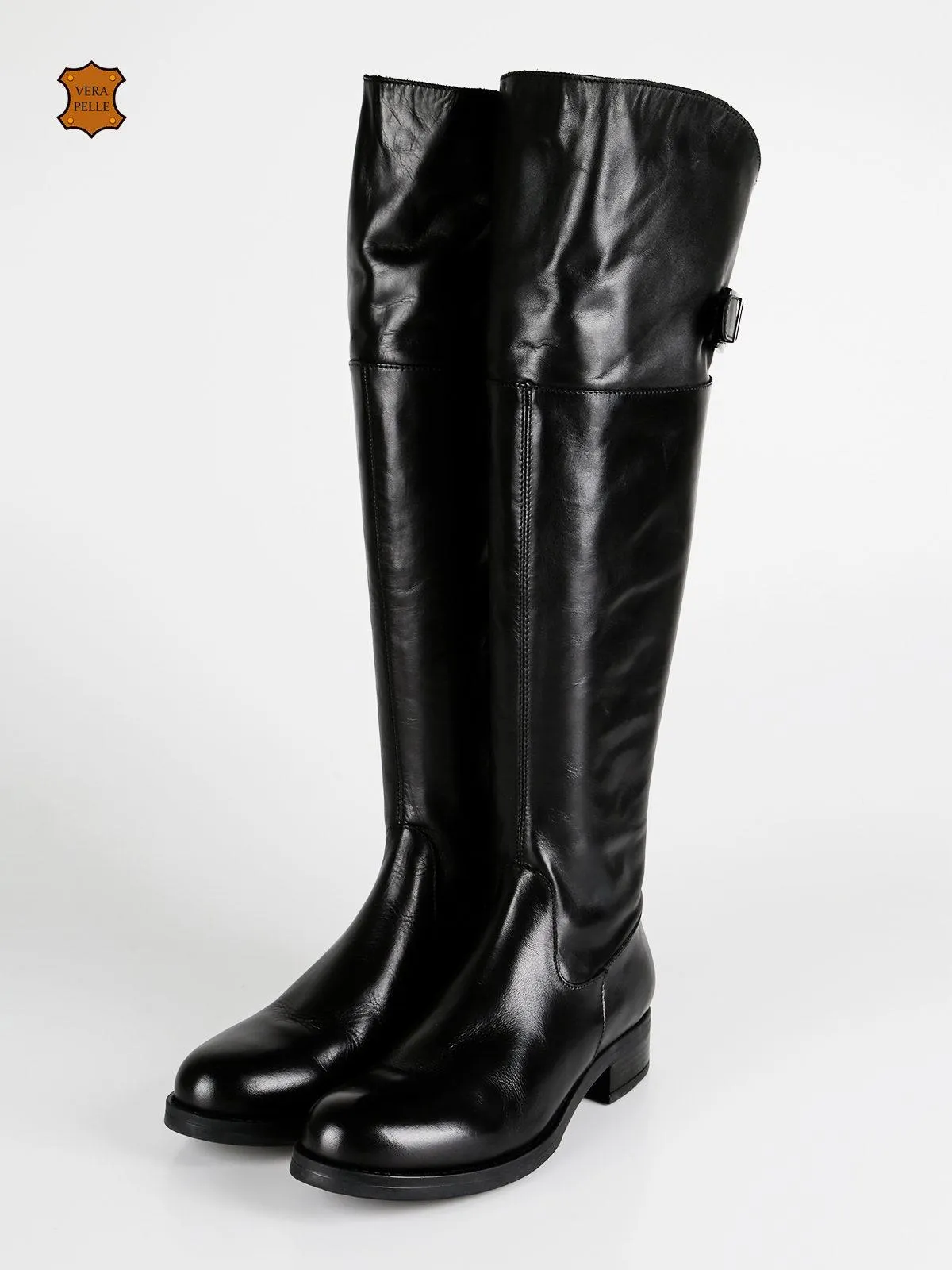 Queen Helena Bottes hautes femme en cuir