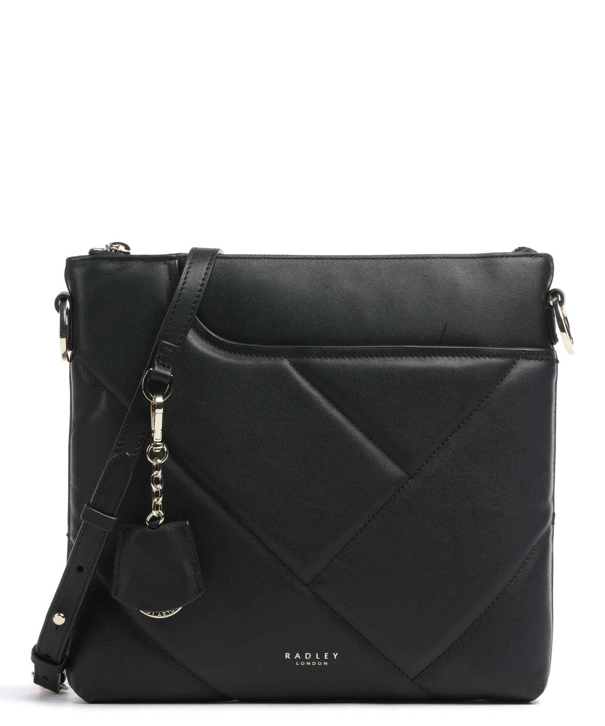 Radley London Pockets Borsa a tracolla morbida pelle bovina nero  