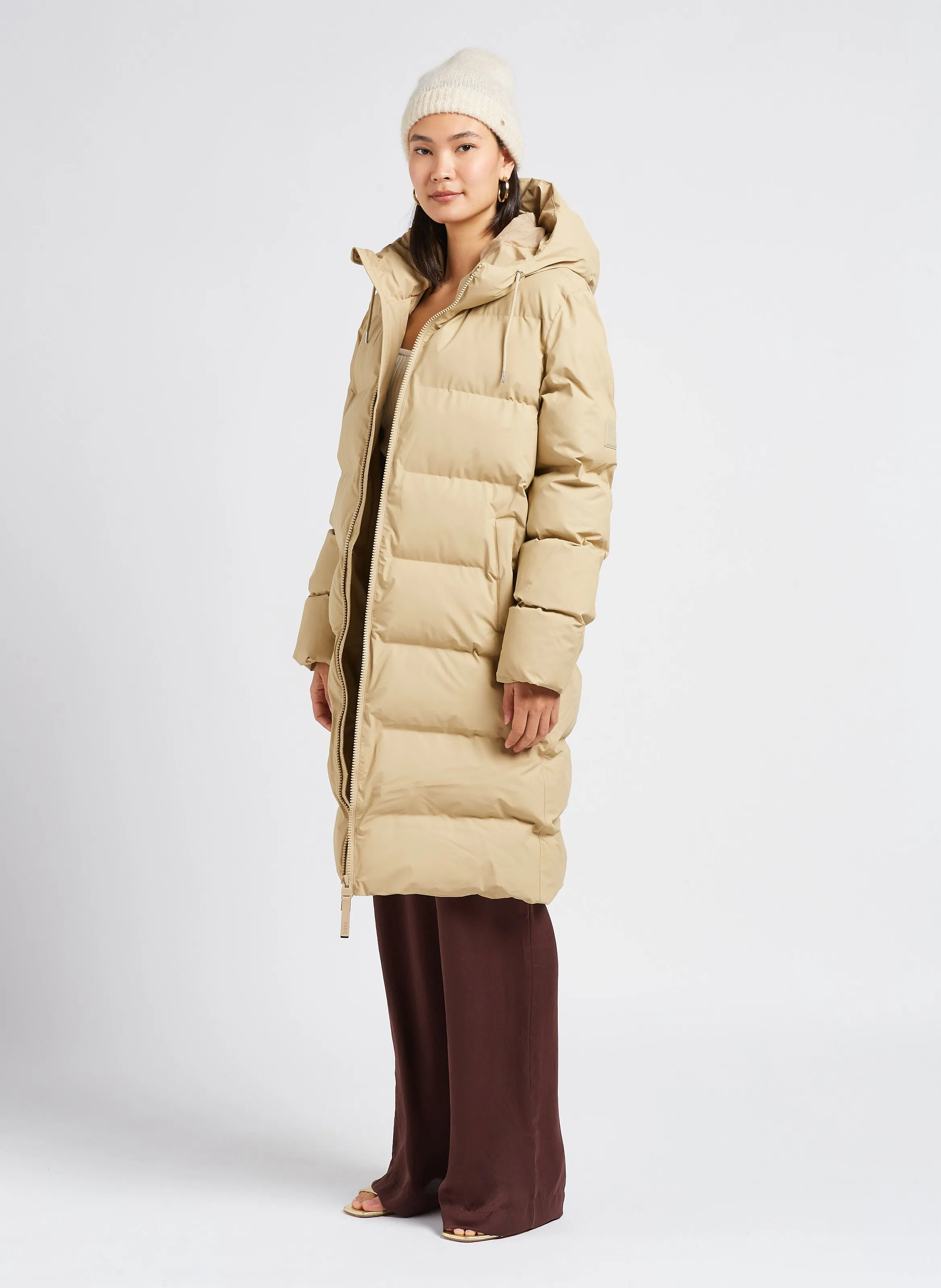  RAINS   ALTA - Piumino con cappuccio | Beige