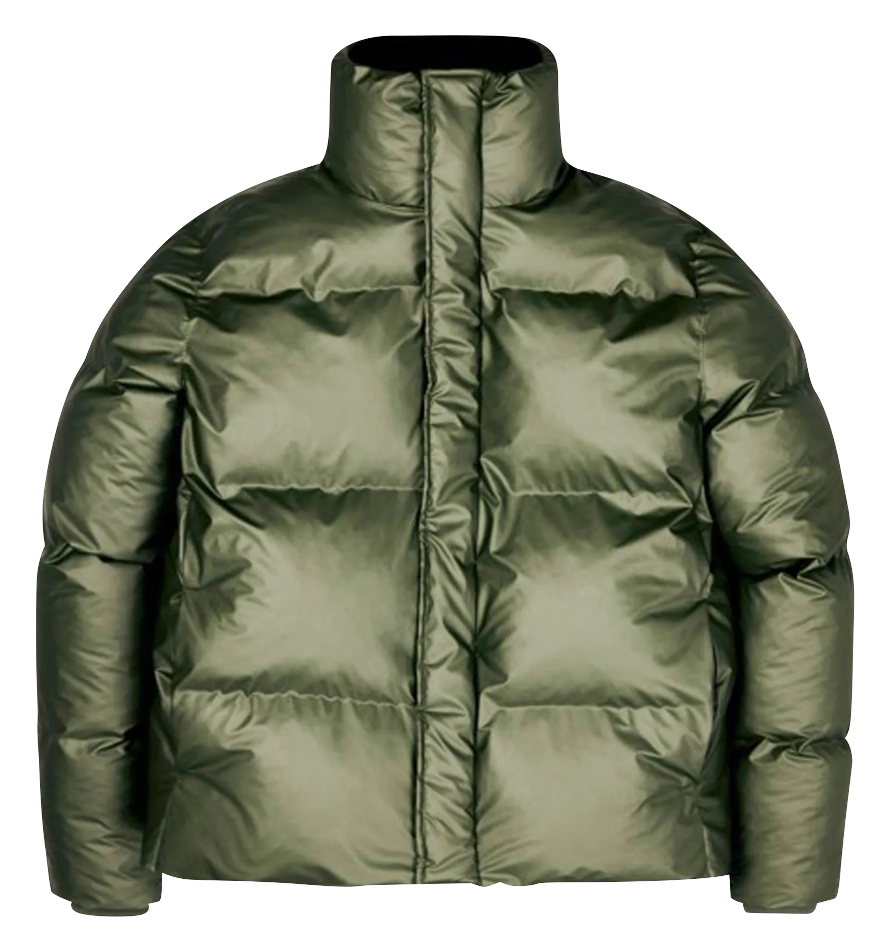  RAINS   Piumino a collo alto trapuntato | Verde