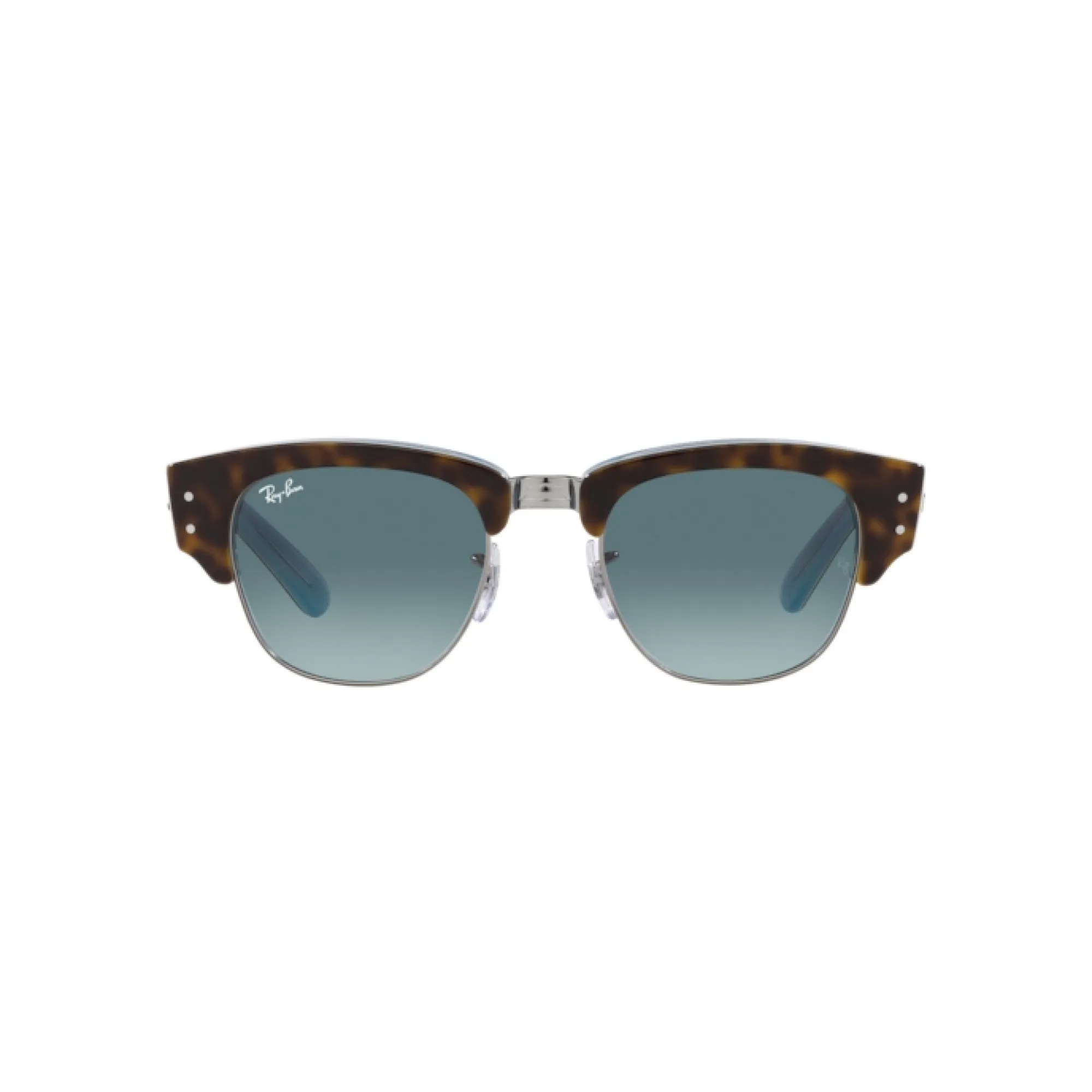   Ray-ban RB 0316S Mega Clubmaster 13163M Avana Su Blu Su Canna Di Fucile | Occhiale Da Sole Unisex 