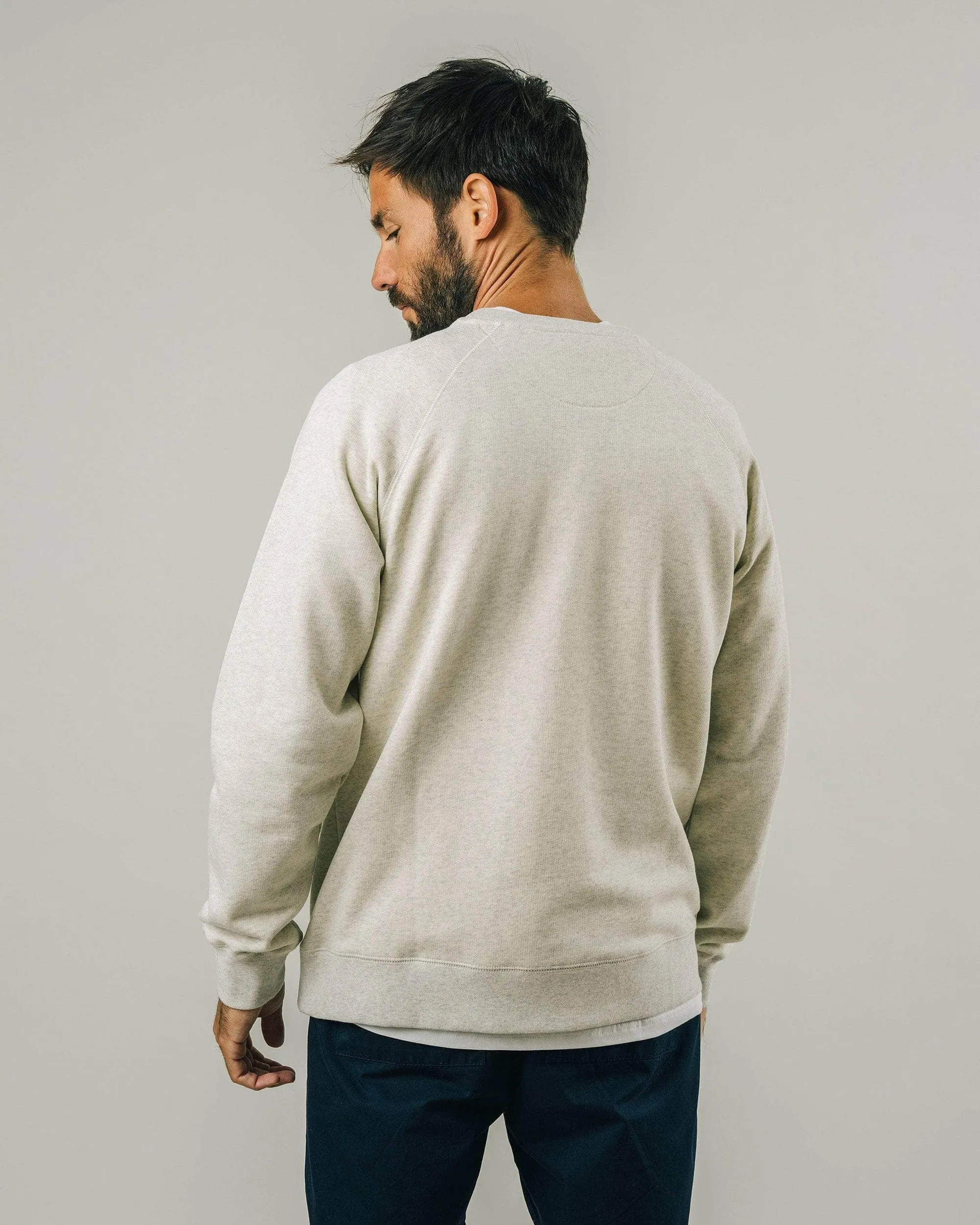 RODA X BRAVA PENCIL SWEATSHIRT - ECRU MELANGE