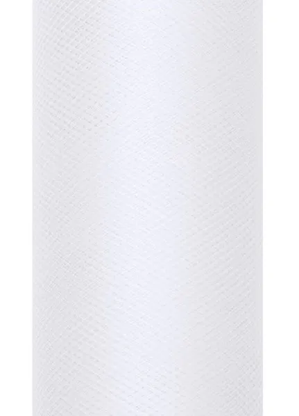 Runner da tavolo in tulle bianco 20 m x 8 cm