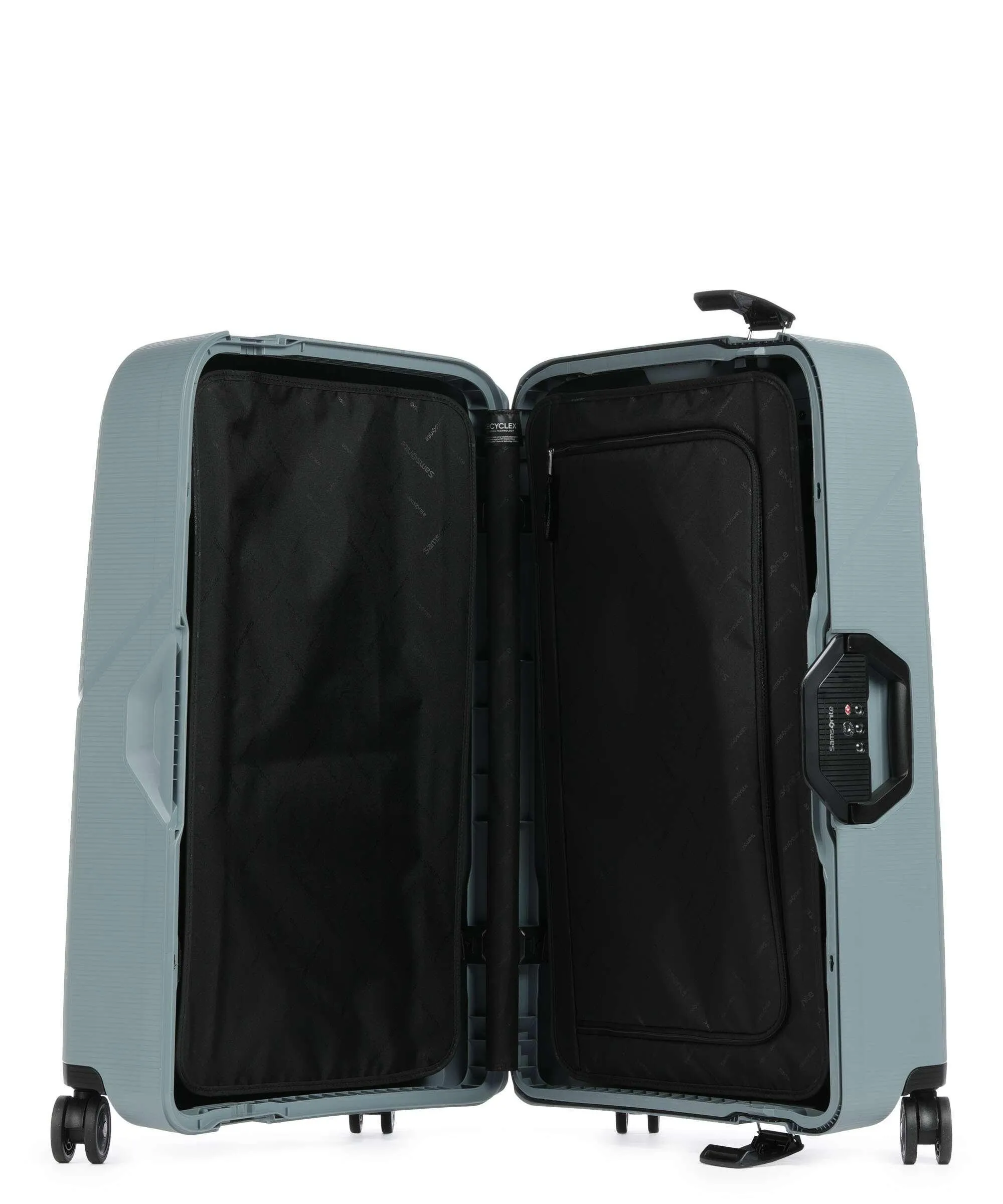  Samsonite Magnum Eco Valigia trolley (4 ruote) blu-grigio 75 cm  