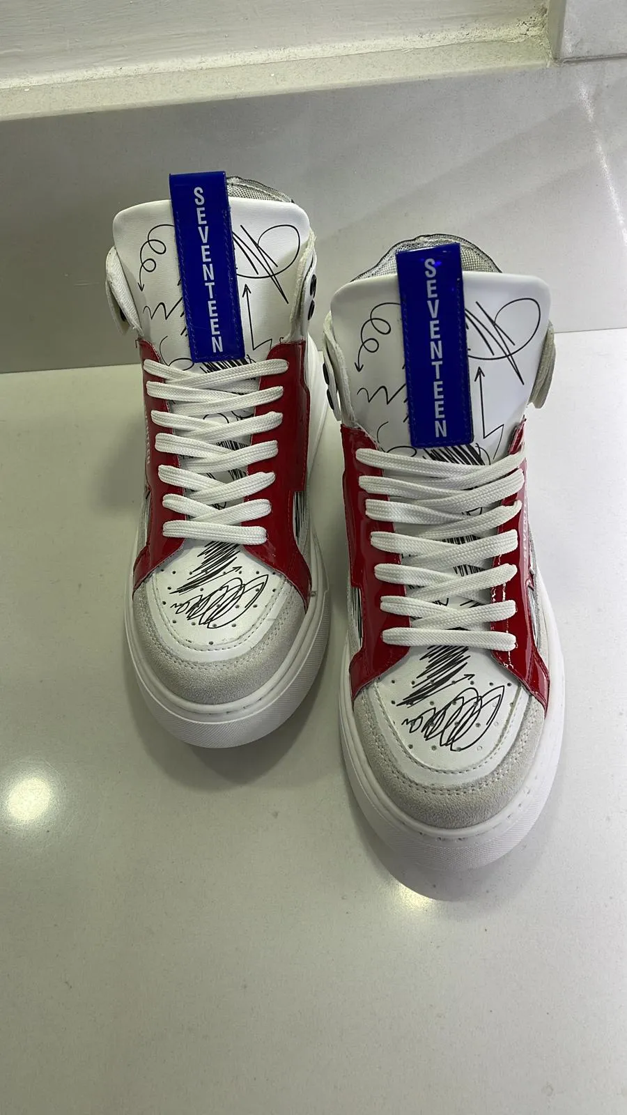 Scarpe Seventeen Uomo Alte – Florida Rossa e Blu