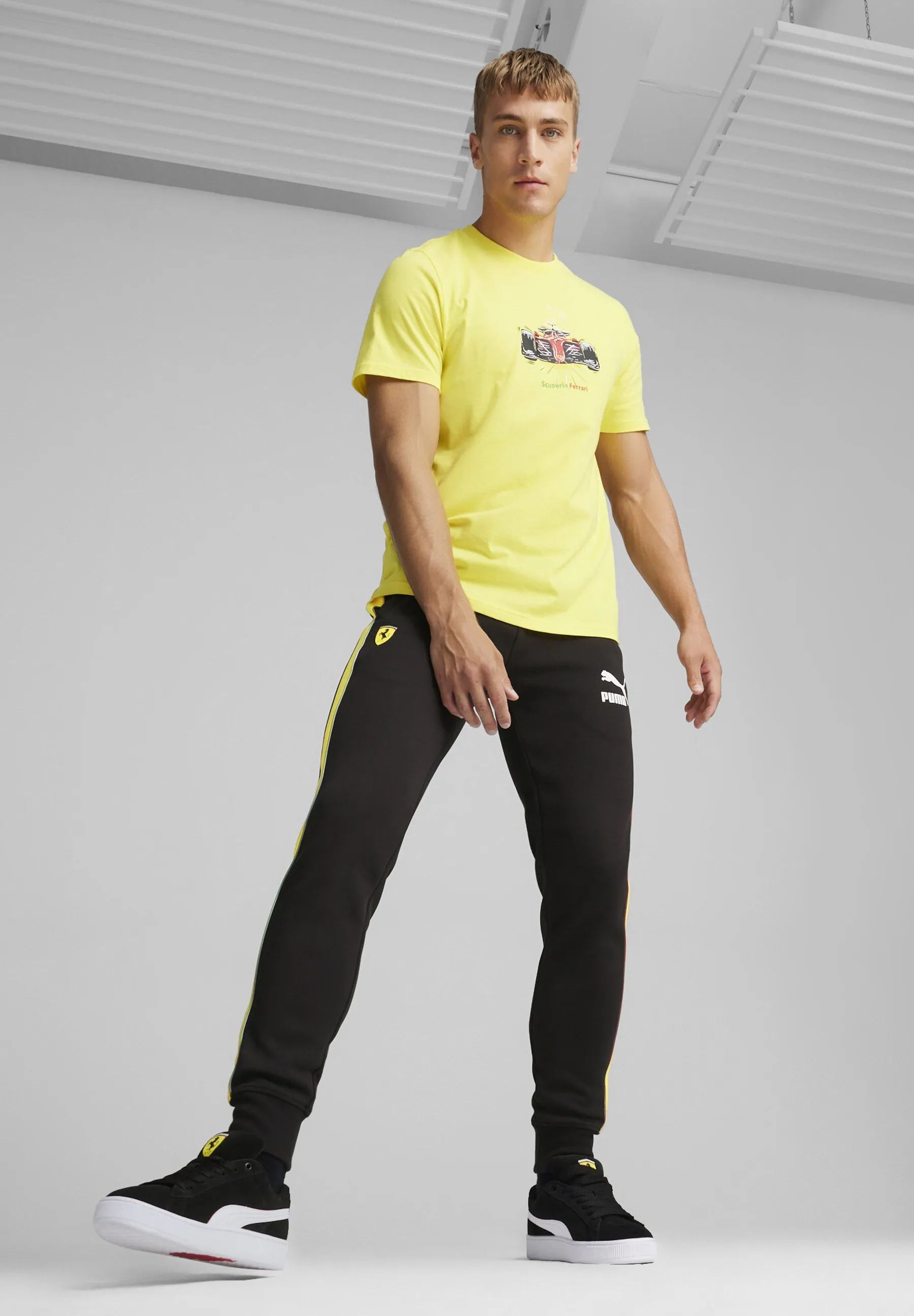 SCUDERIA FERRARI RACE ICONIC T7 MOTORSPORT - Pantaloni sportivi