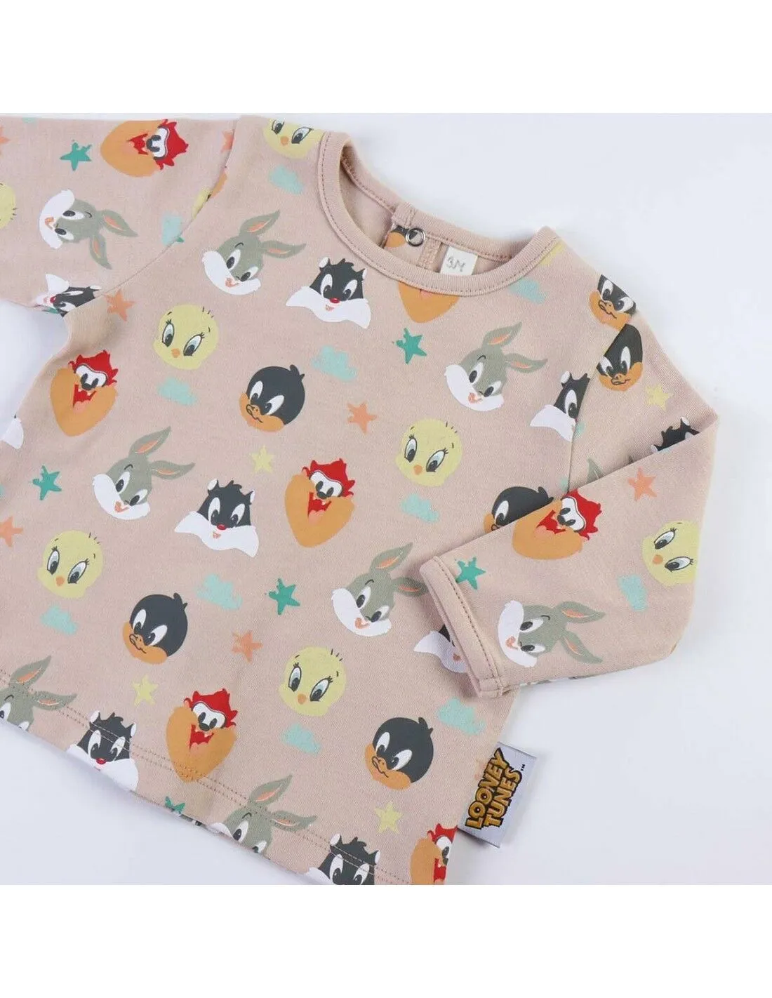 Set di Indumenti Looney Tunes Grigio Taglia Taglia - 12 Mesi