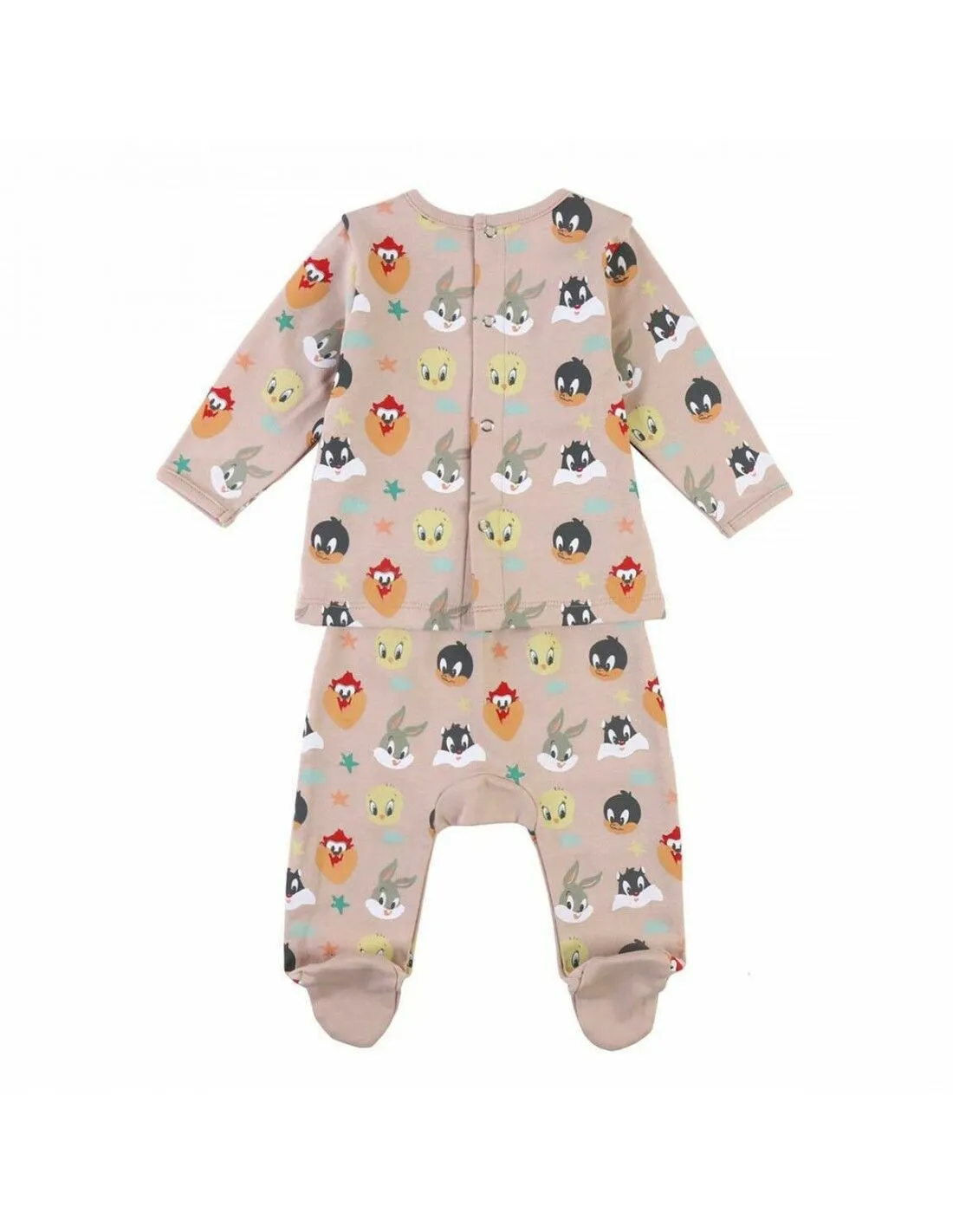 Set di Indumenti Looney Tunes Grigio Taglia Taglia - 12 Mesi