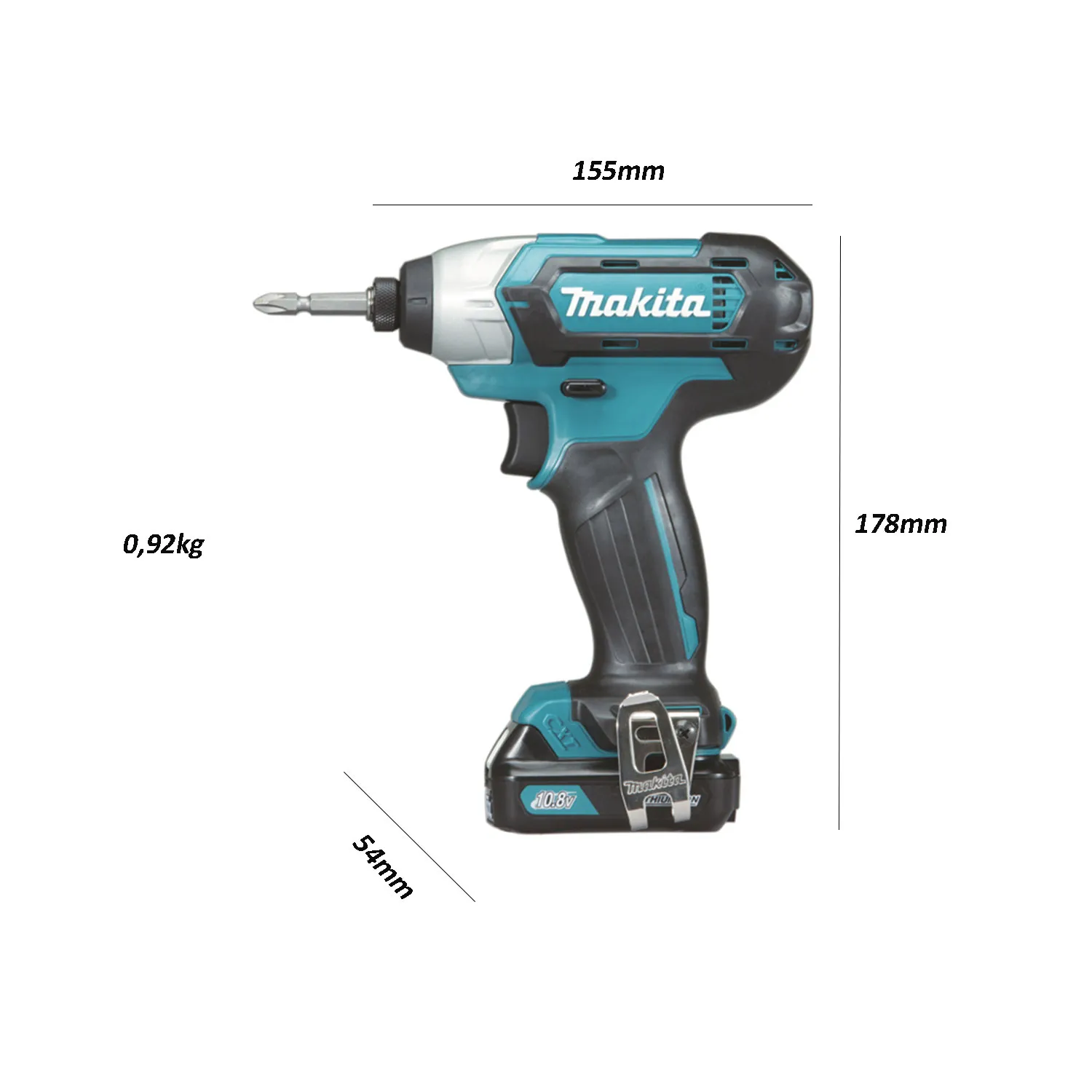 Set Makita Clx228aj+comp 3  macchine compressore + trapano avvitatore + avvitatore a impulsi 12 V + 2 batterie + caricabatteria 