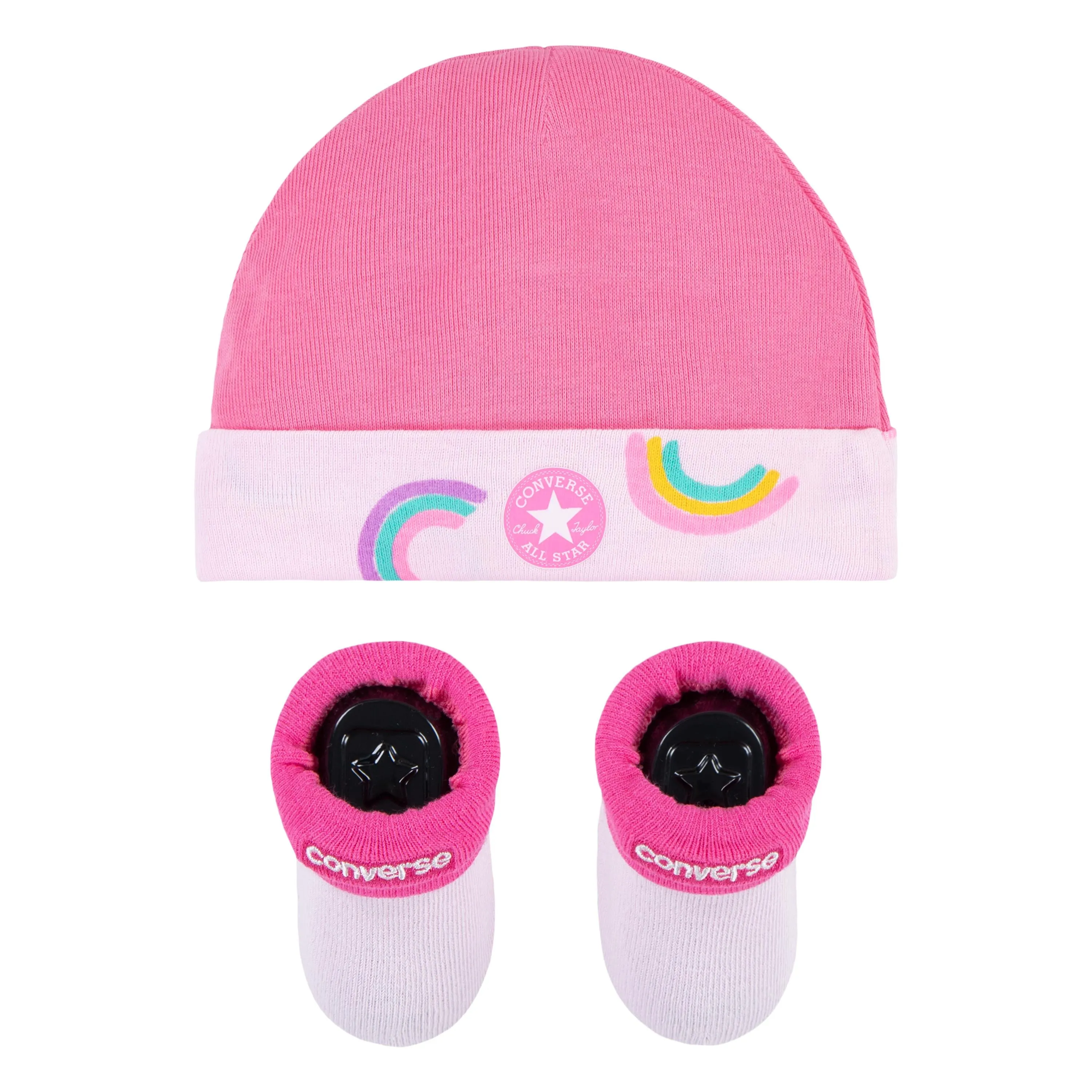 SET RAINBOWS STIVALETTI E BERRETTO