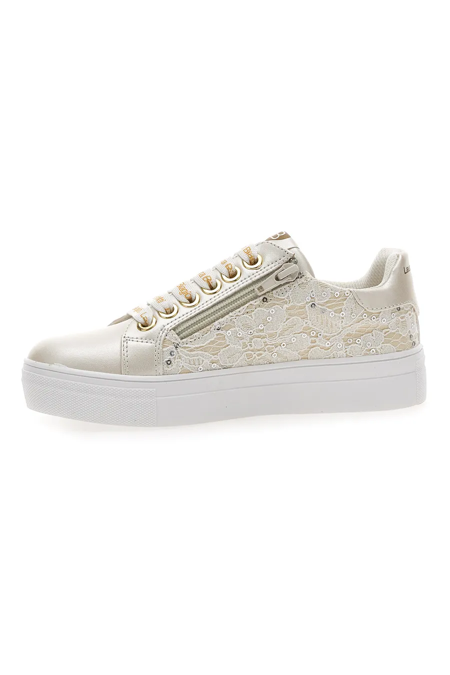 Sneakers Avorio Con Platform Laura Biagiotti 8321