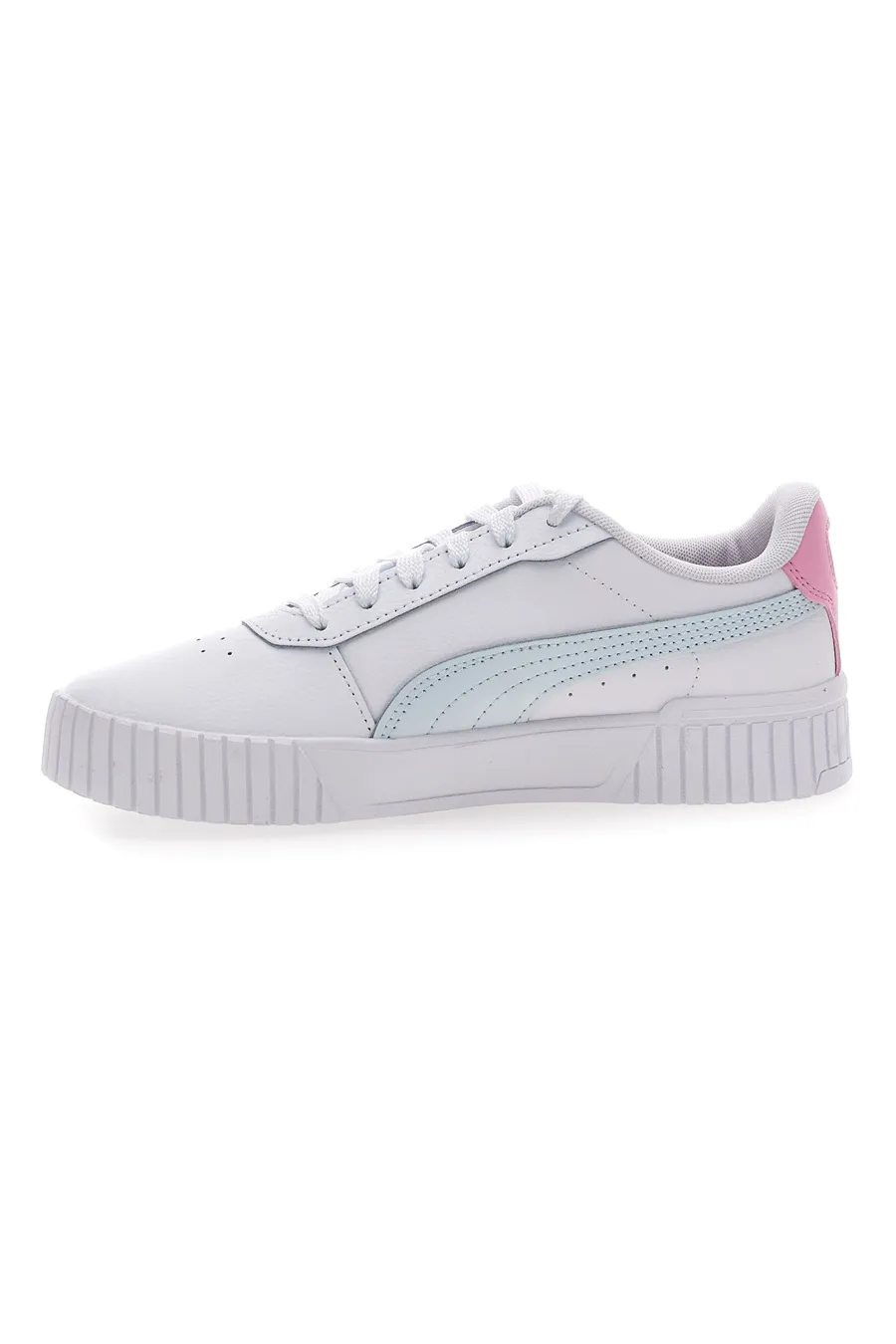 Sneakers Bianche Con Platform Puma Carina 2 Jr
