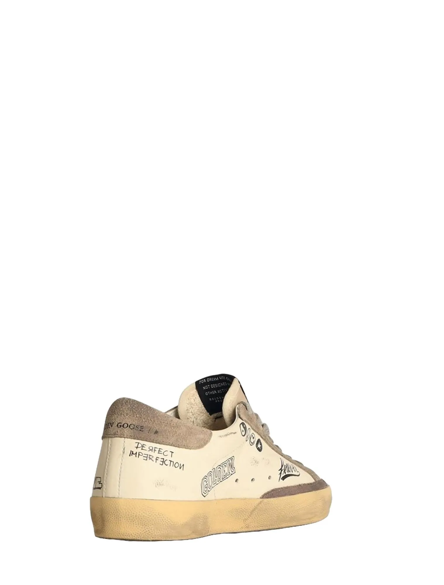 Sneakers d'oro Golden White