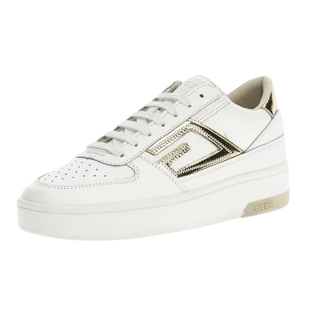 Sneakers Guess con logo oro