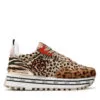 Sneakers platform LIU JO con stampa leopard BA2051 BX008 BEIGE