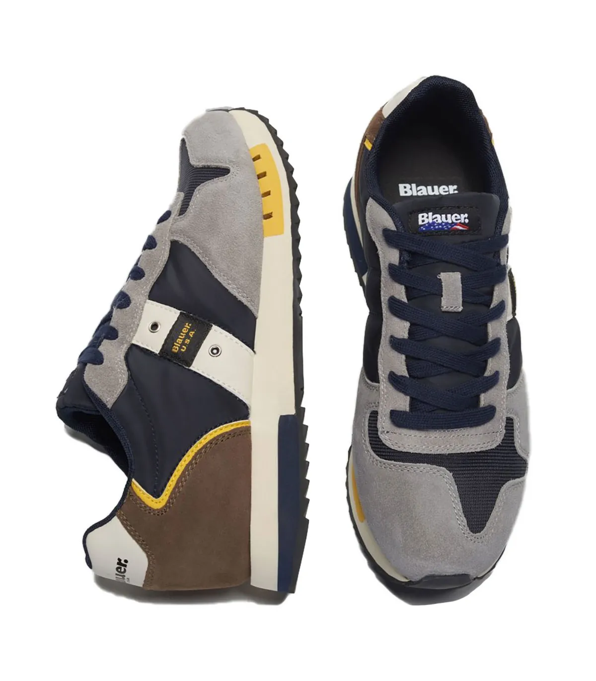 Sneakers Uomo Blauer Queens Mes
