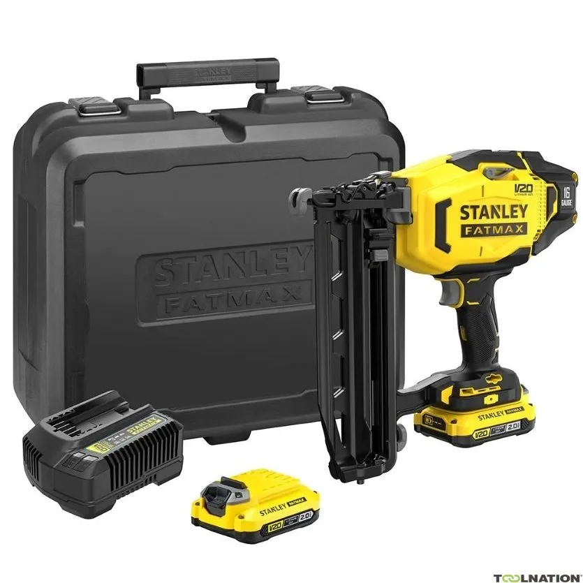 Stanley SFMCN616D2K FATMAX® V20 Accu Finisher 16 Go 18V 2,0Ah Li-Ion