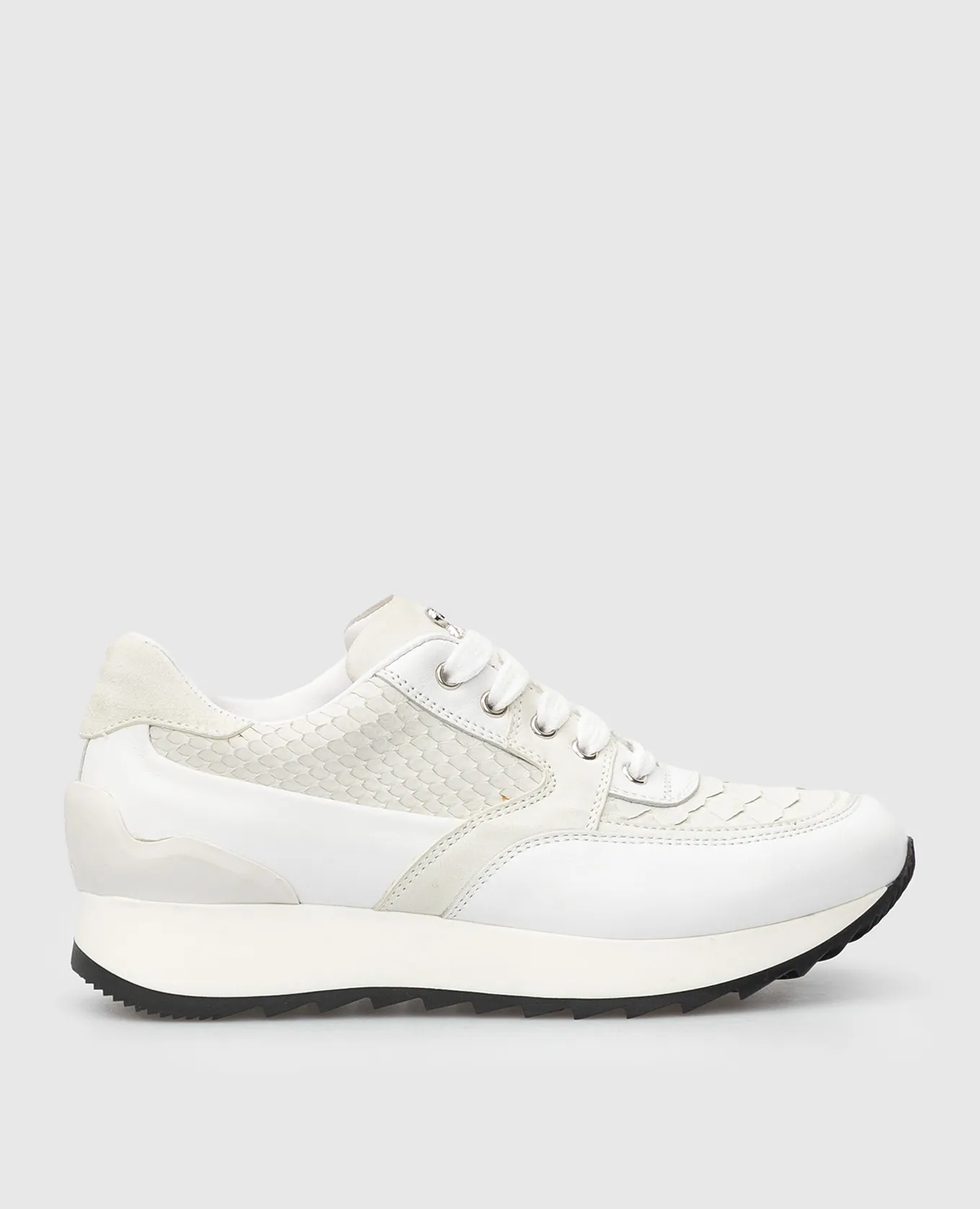 Stefano Ricci Sneakers da bambino in pelle di pitone bianca YRU15G8012PTSDVT