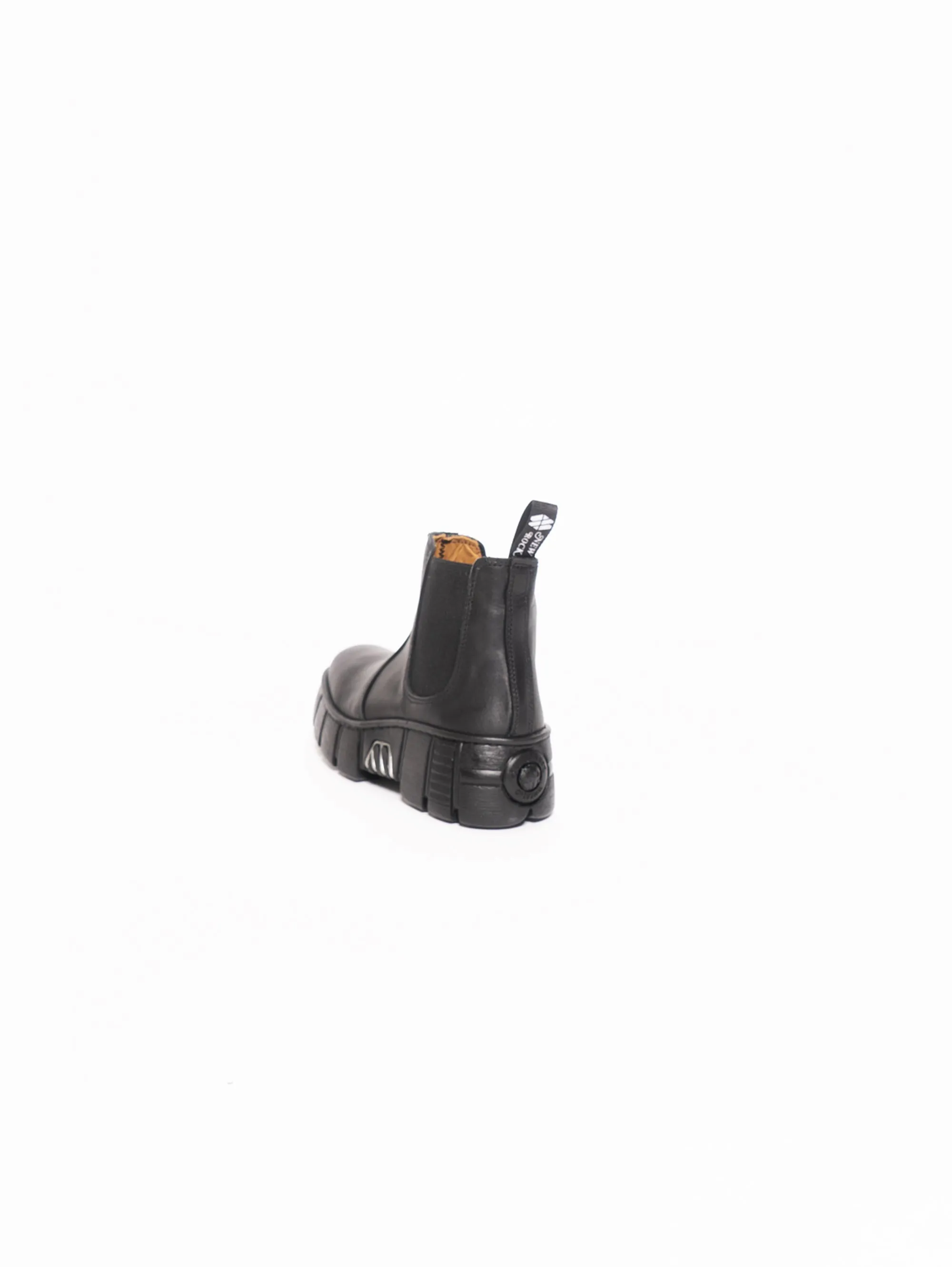 Stivaletto Chelsea con Carrarmato - Nero
