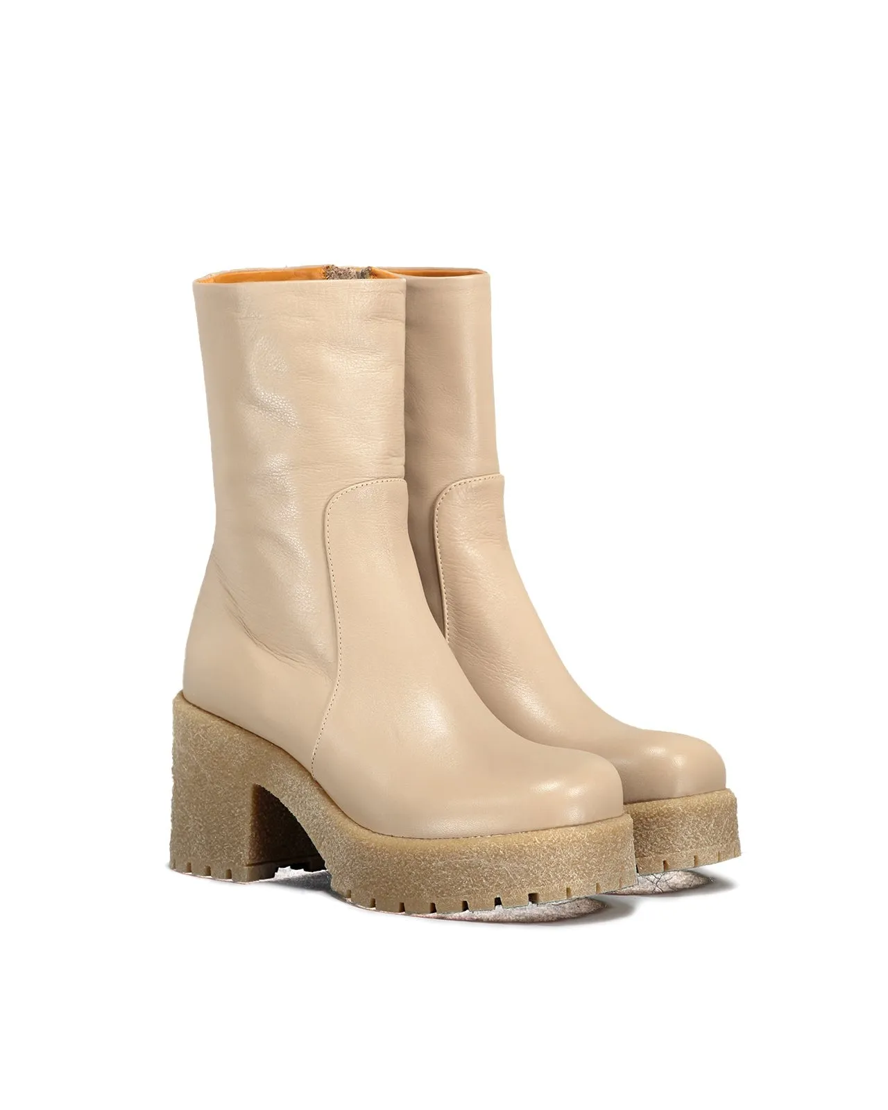 Stivaletto Savana pelle beige