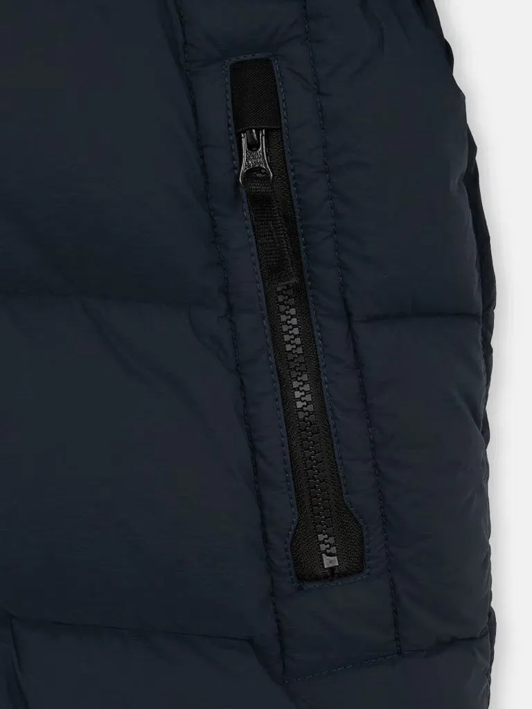 Stone Island piumino nero con cappuccio