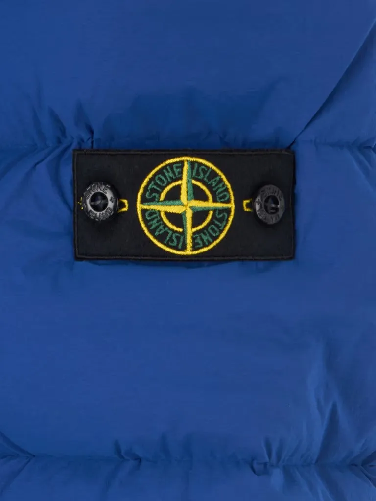 Stone Island piumino royal con cappuccio