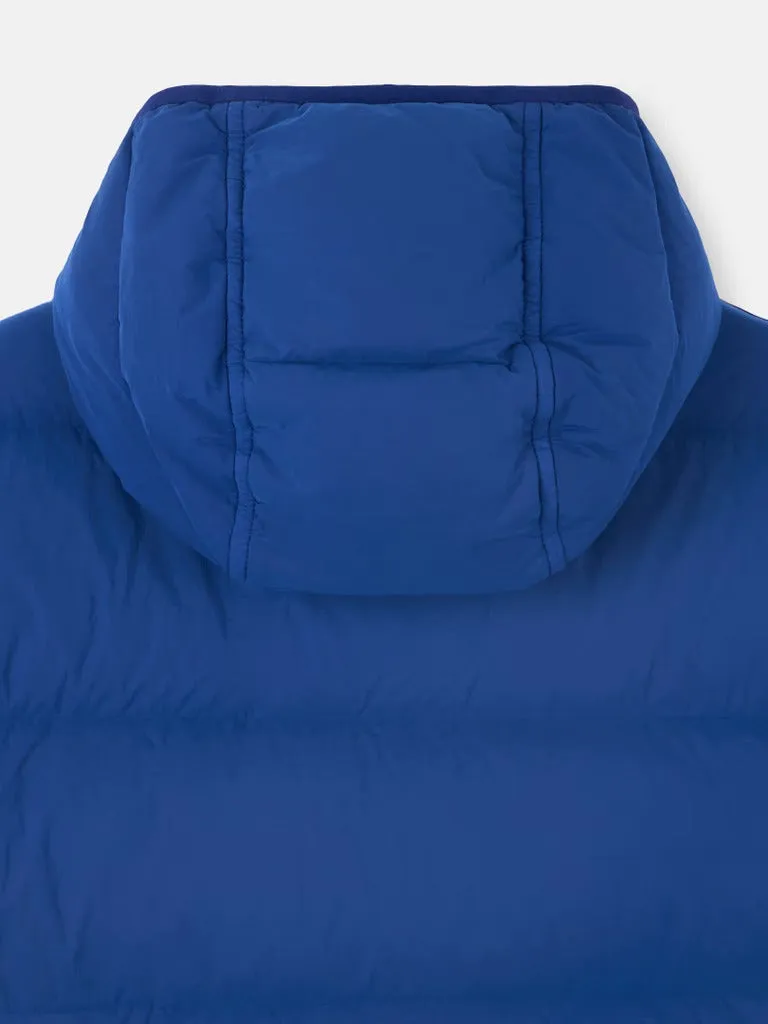 Stone Island piumino royal con cappuccio