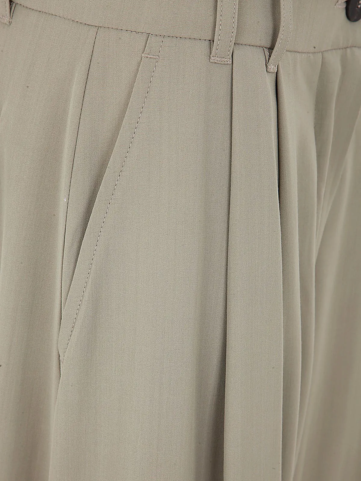 STUDIO NICHOLSON Pantaloni a gamba larga a doppia piega