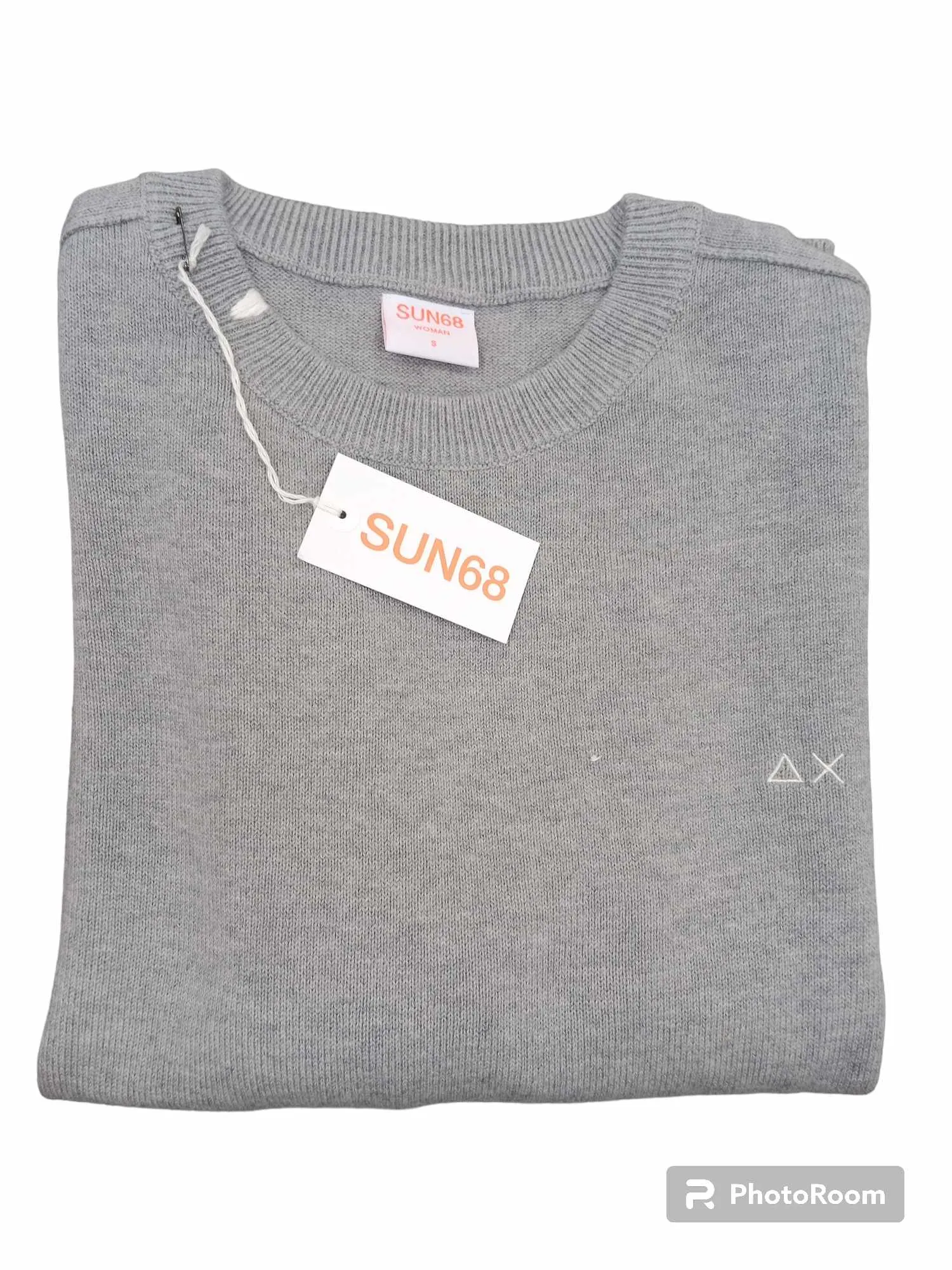 SUN68 Maglia girocollo donna ROUND NECK SOLID LS K43201