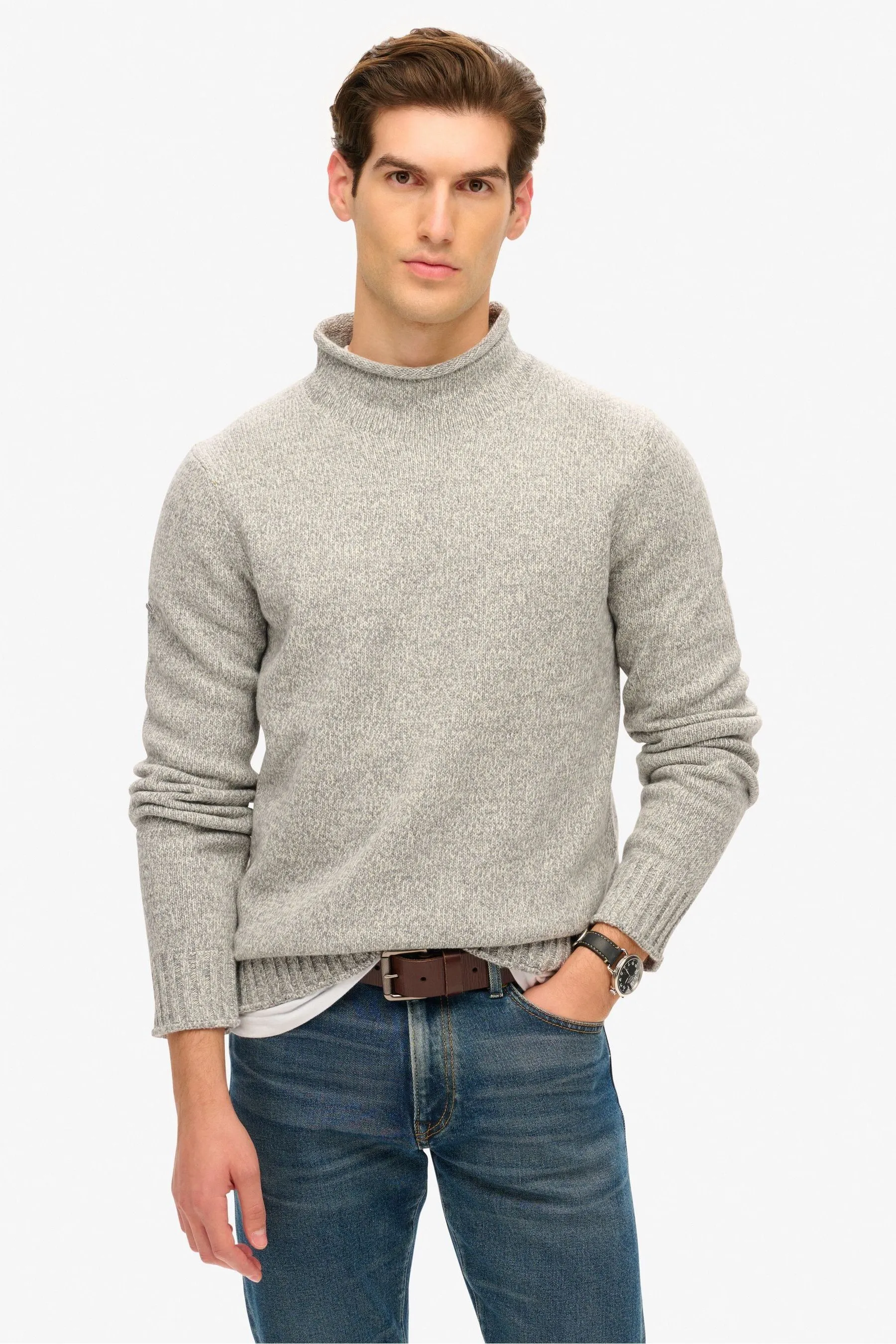 Superdry 90s Roll Neck Jumper    