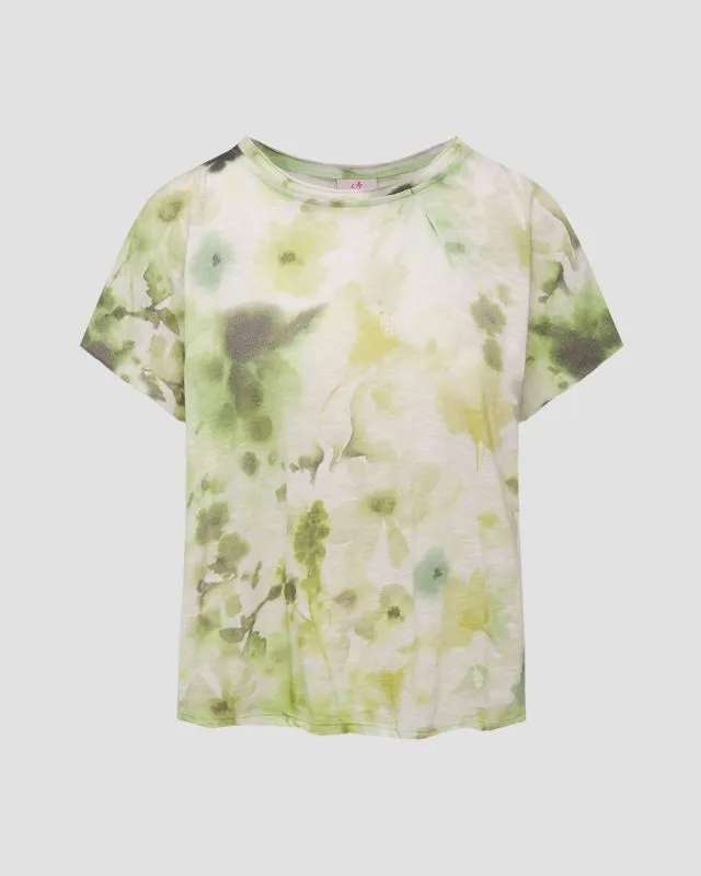 T-shirt a fiori da donna Deha