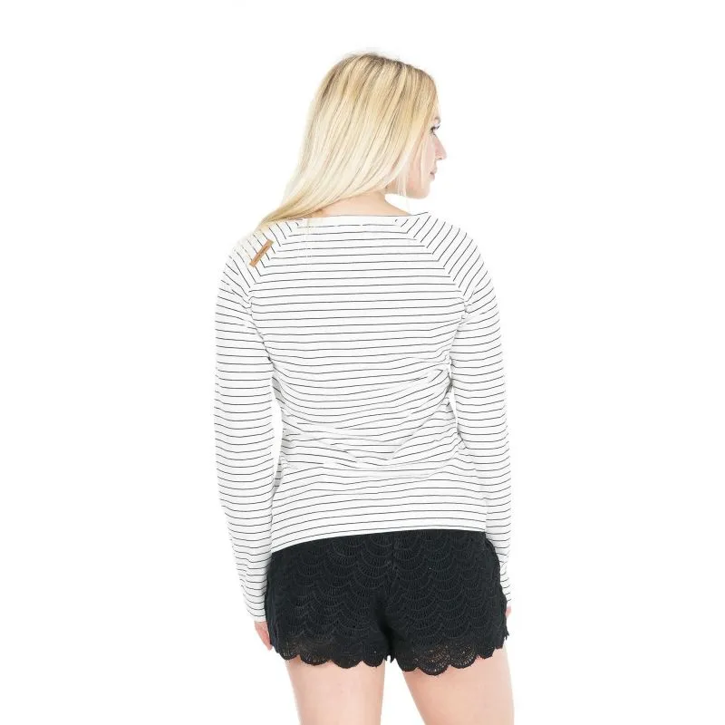 T-Shirt Basement Sailor Ls Picture manica lunga (A Sailor Black) da donna