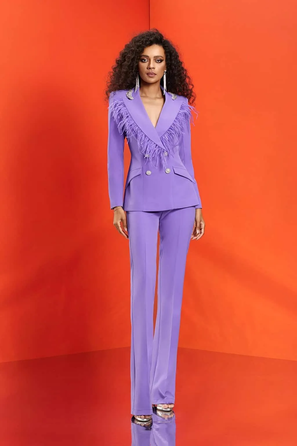 Tailleur giacca e pantaloni a sigaretta