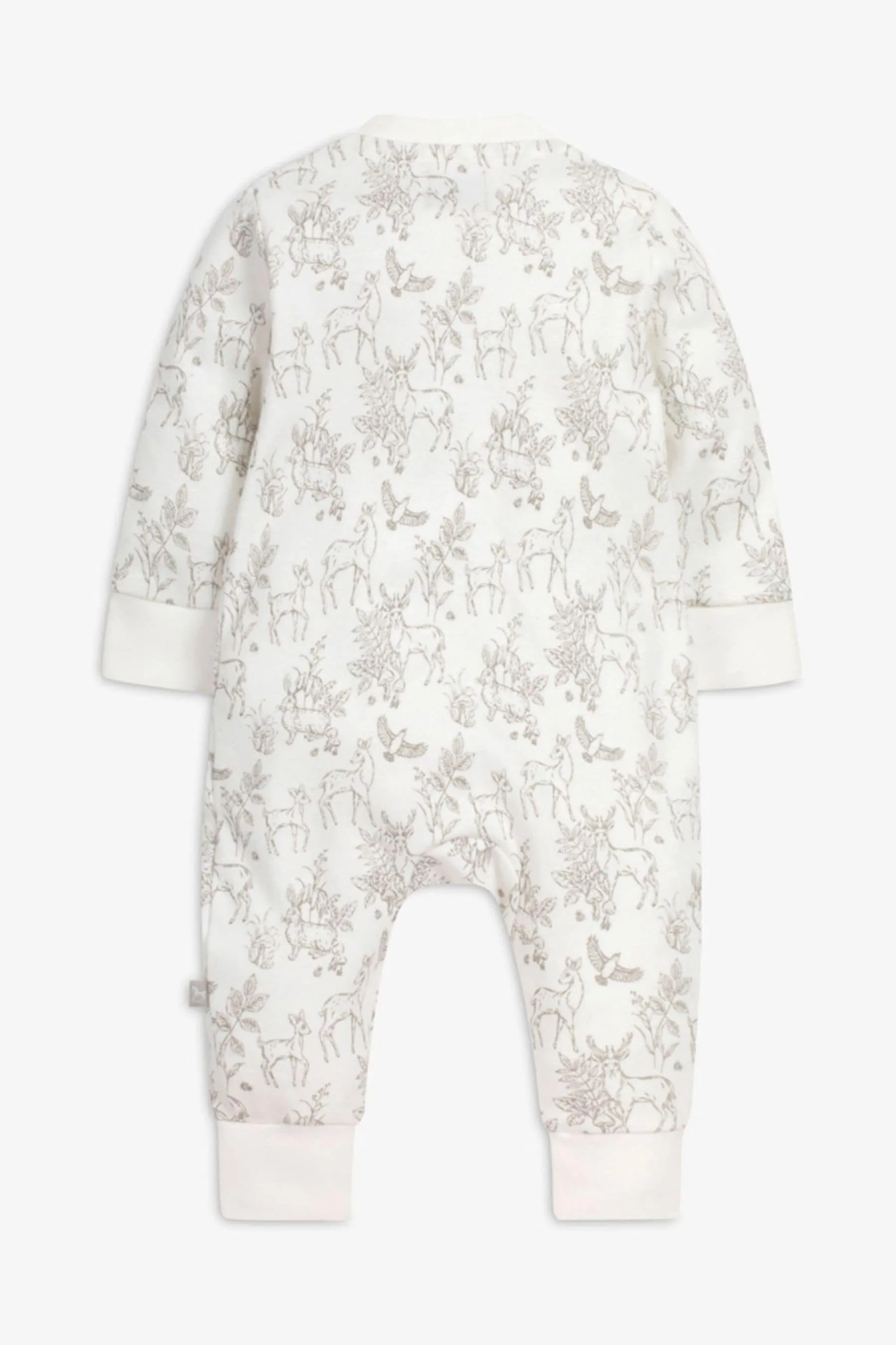 The Little Tailor Baby Front Zip Soft 100% Cotton Sleepsuit    