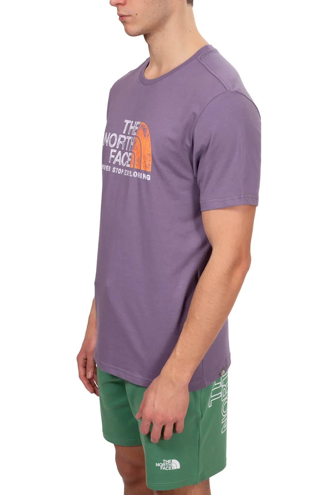 THE NORTH FACE T-shirt uomo con logo colorblock