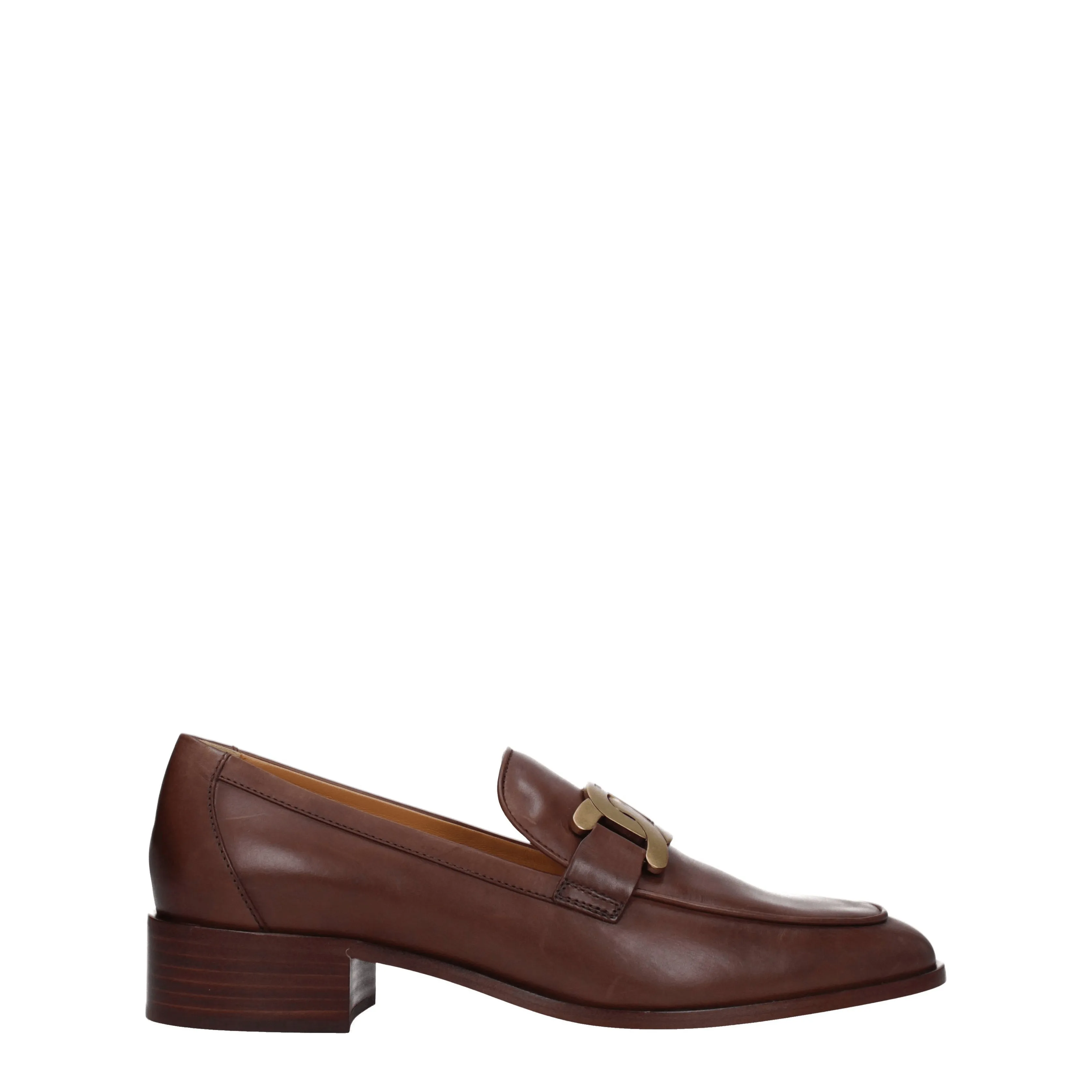 Tod's Mocassini Donna Pelle Marrone/Cuoio