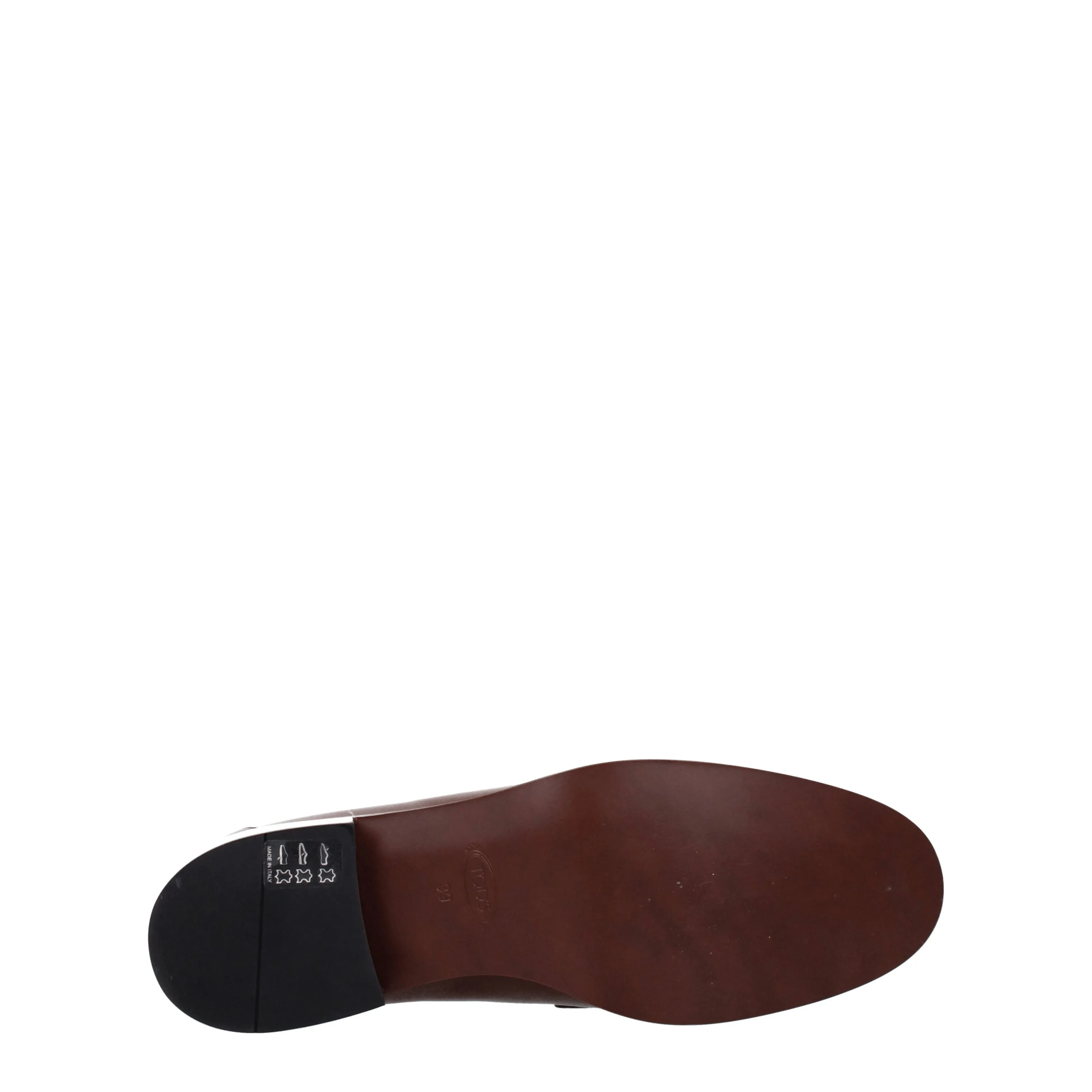 Tod's Mocassini Donna Pelle Marrone/Cuoio