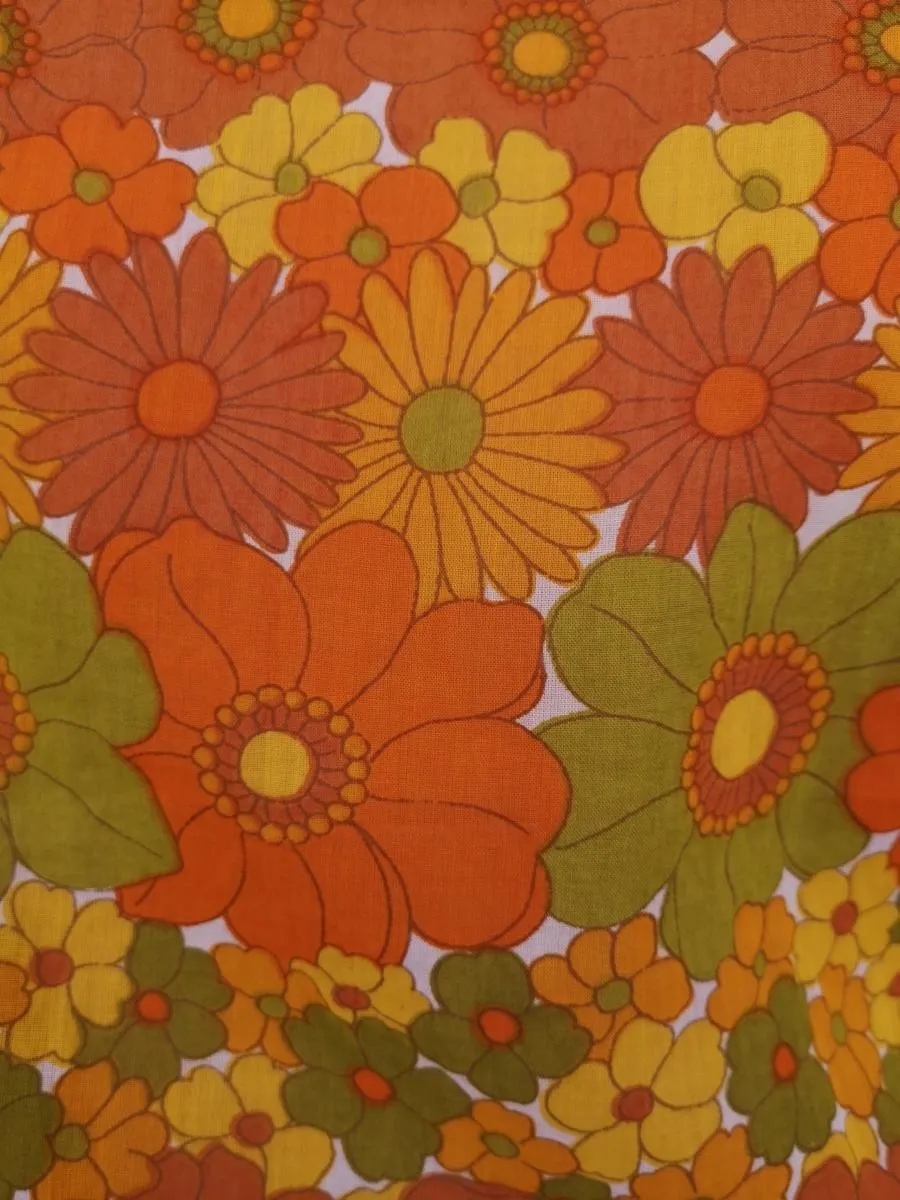Top hippy anni 70  a fiori