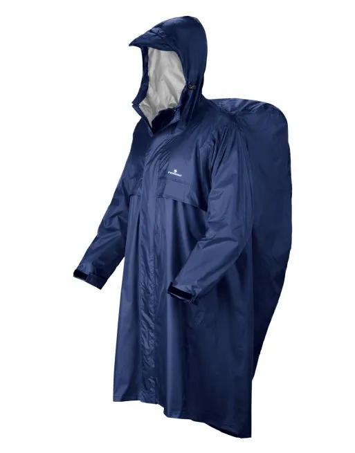 TREKKER FERRINO MANTELLA IMPERMEABILE RIPSTOP CON ZIP INTERA