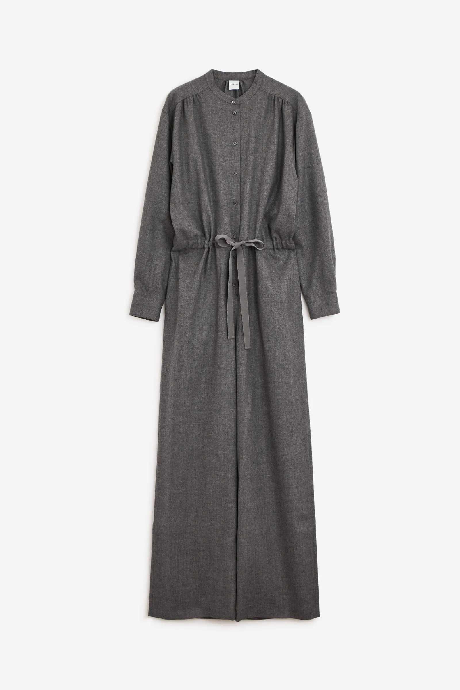 Tuta in cotone grigio