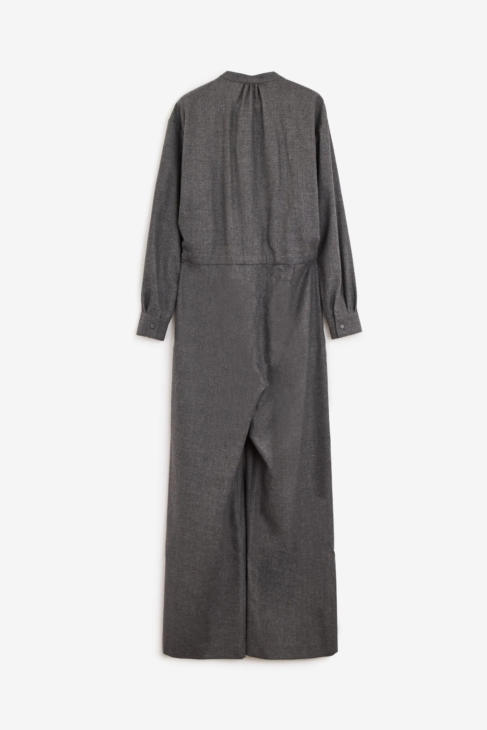 Tuta in cotone grigio