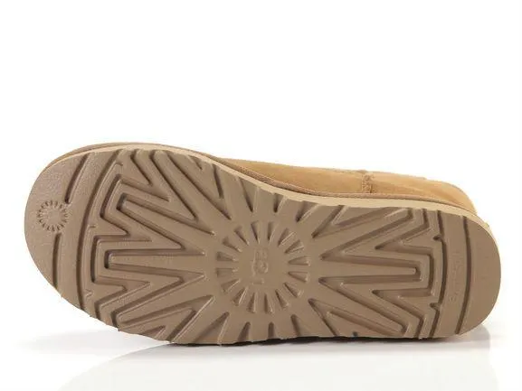 Ugg  ---------    ------------ scarpe stivaletto mini classic side logo ii marrone
